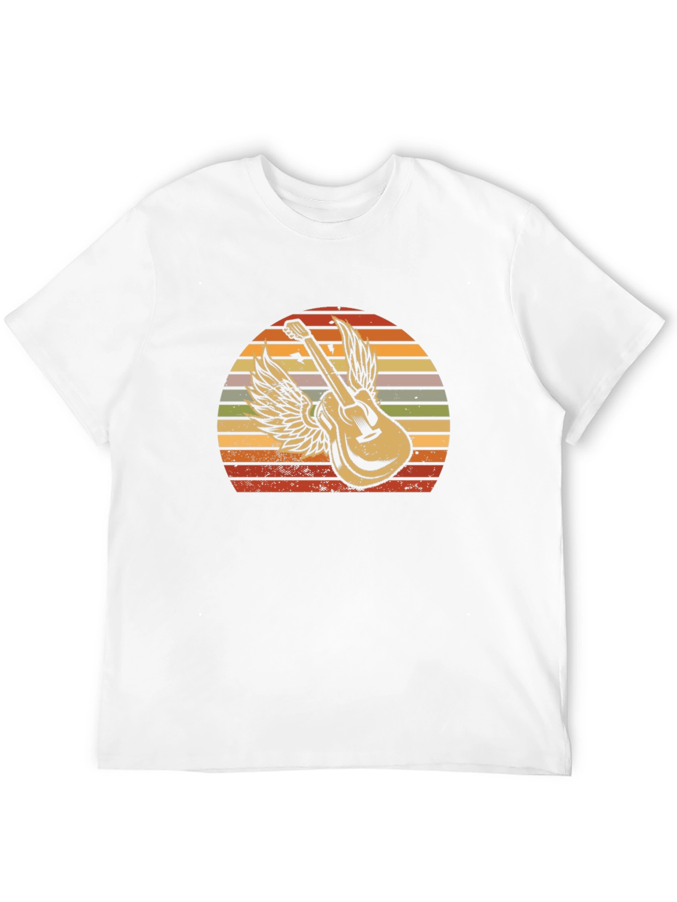Guitar Wings Graphic Tee - Retro Style