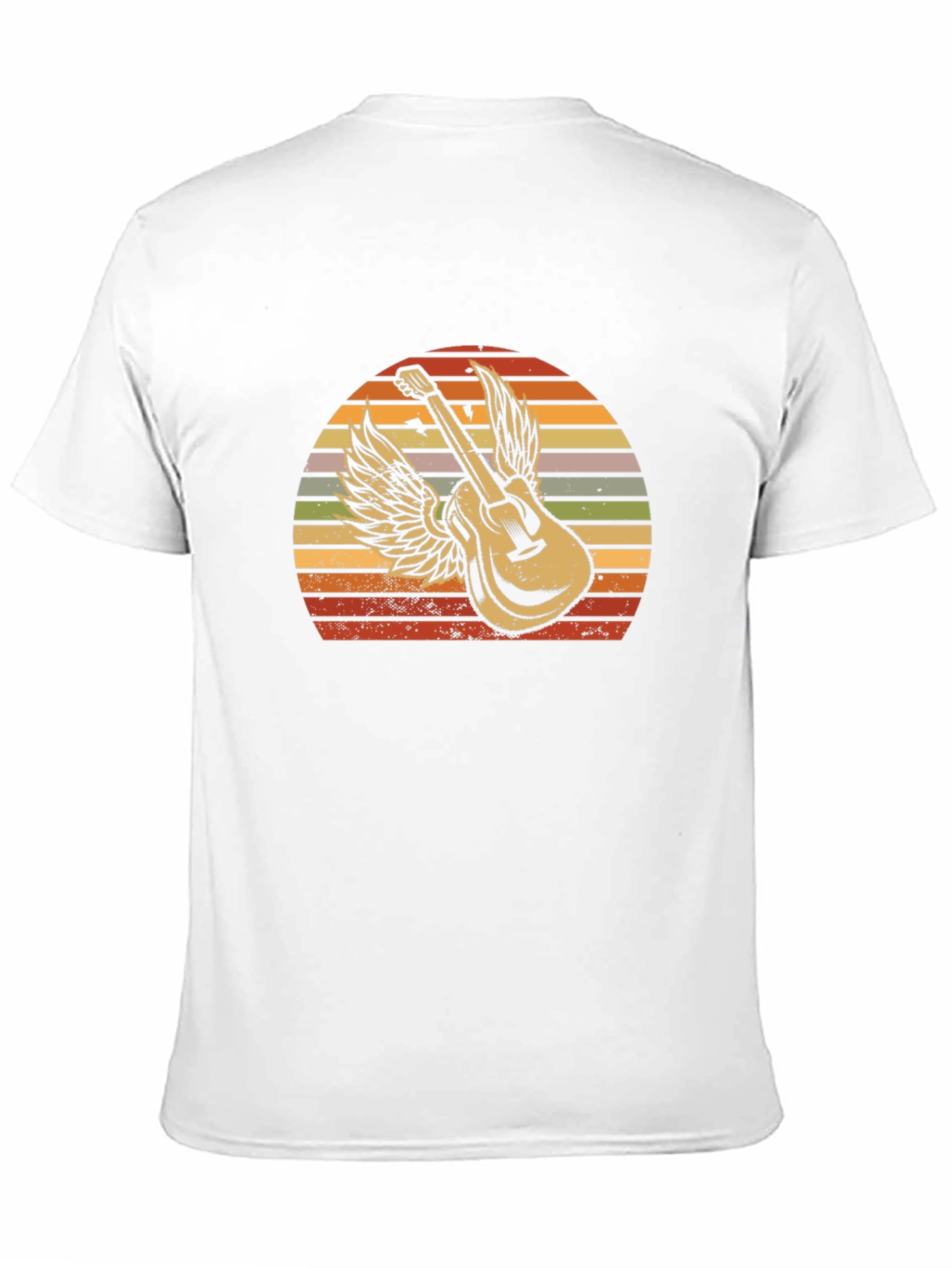 Guitar Wings Graphic Tee - Retro Style
