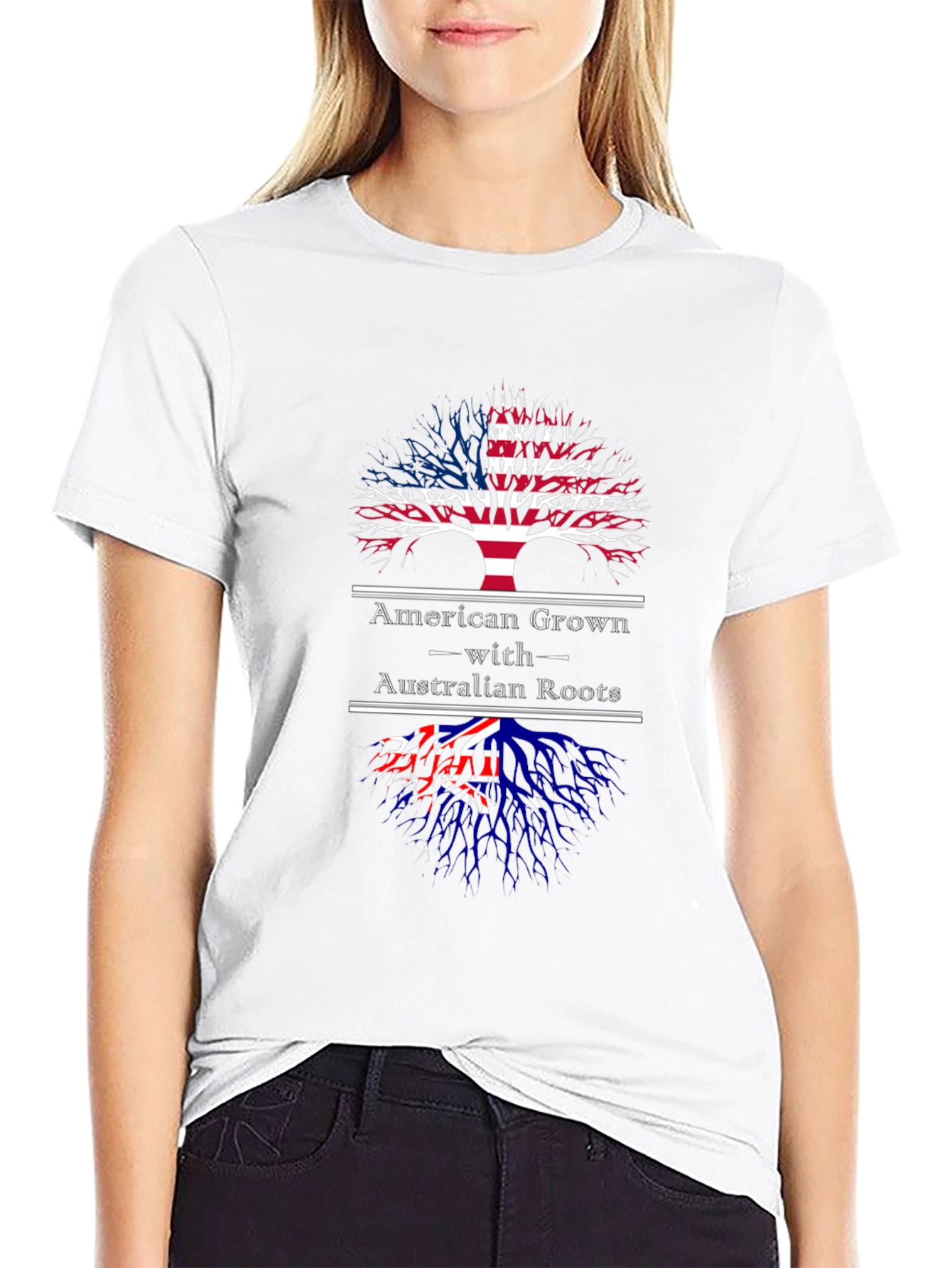 American Grown with Australian Roots T-Shirt