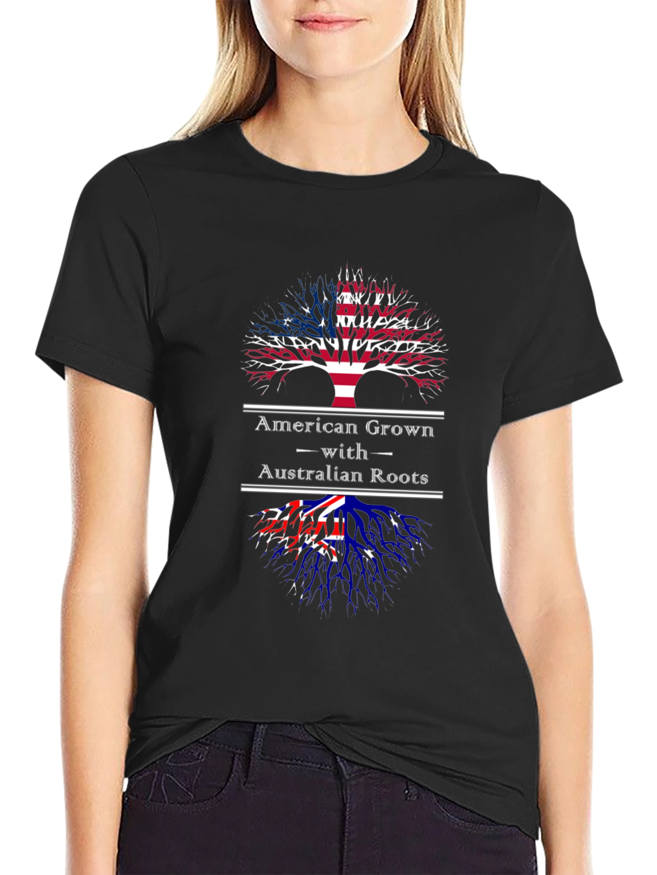 American Grown with Australian Roots T-Shirt