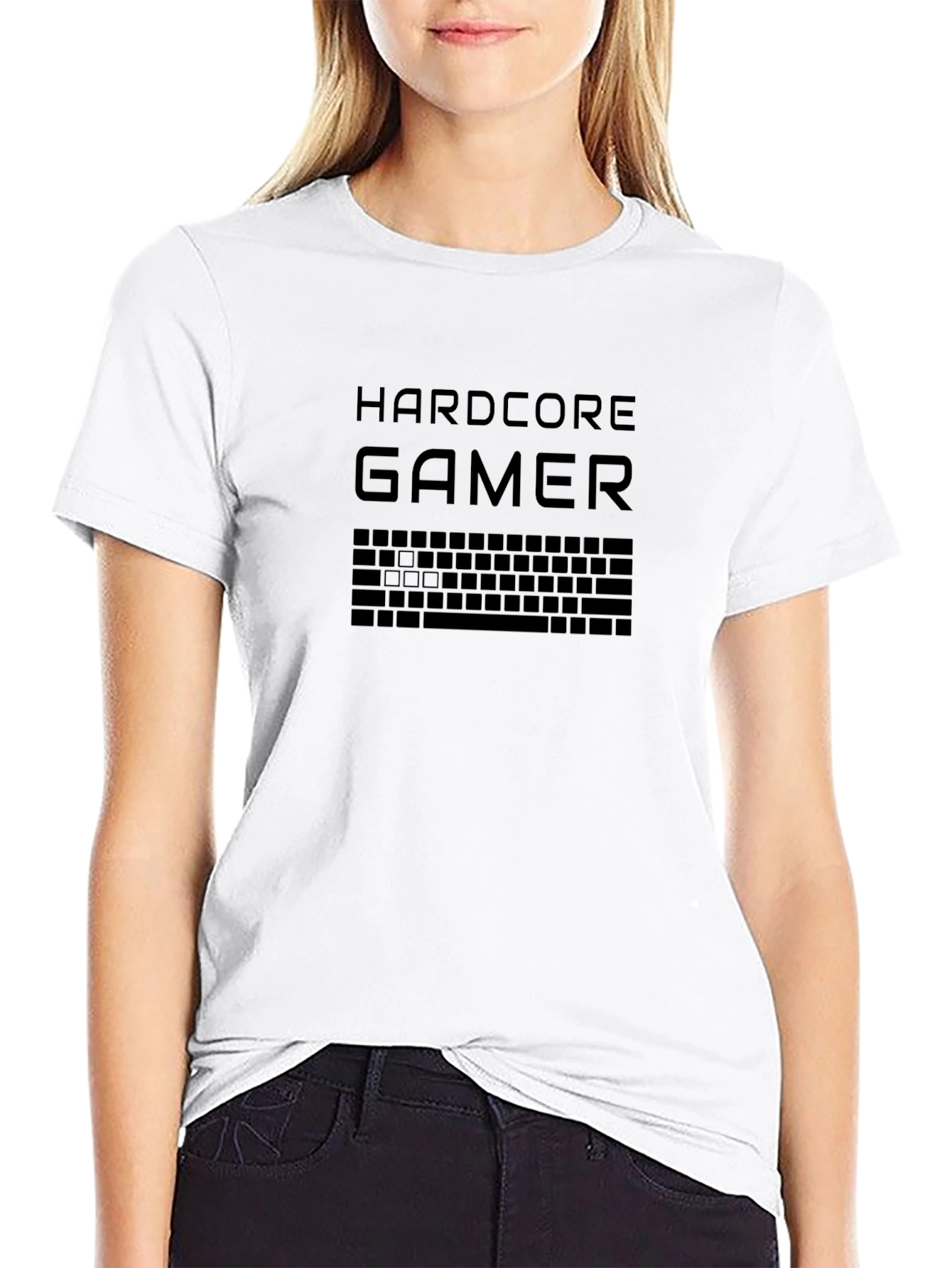 Hardcore Gamer Black T-Shirt
