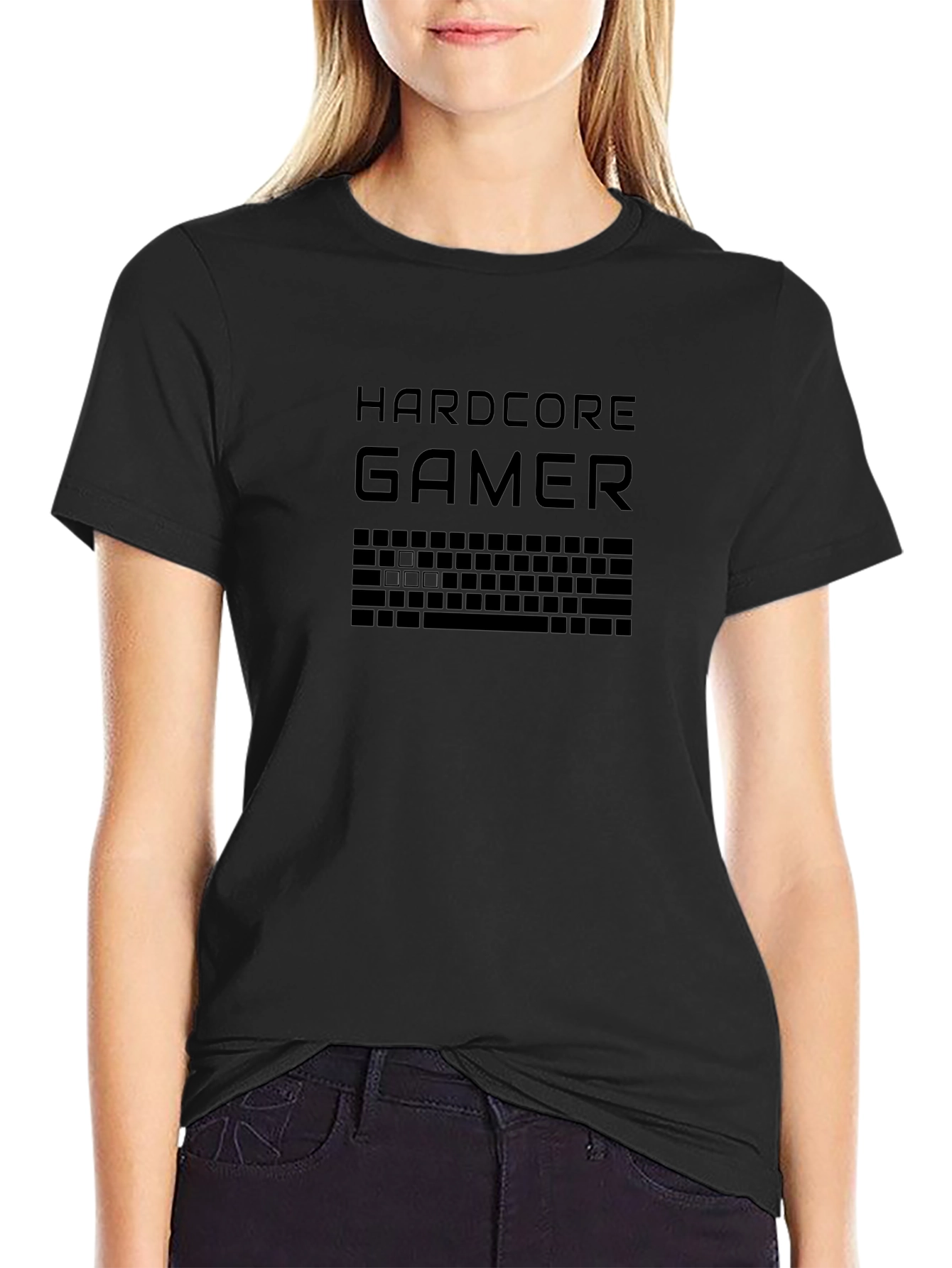 Hardcore Gamer Black T-Shirt