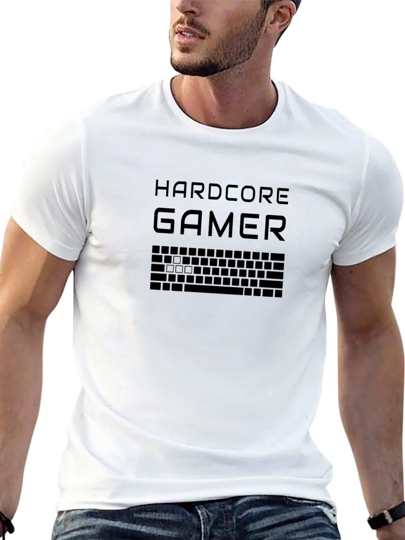 Hardcore Gamer Black T-Shirt