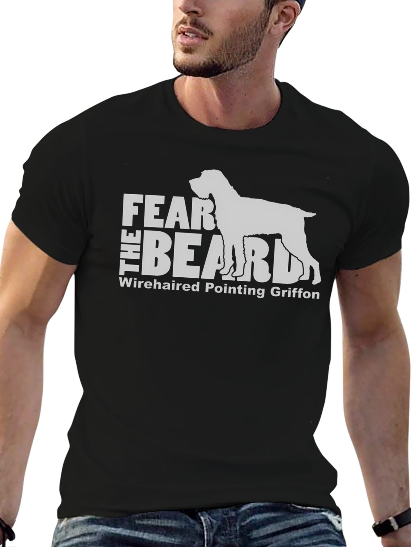 Fear The Beard Wirehaired Pointing Griffon T-Shirt