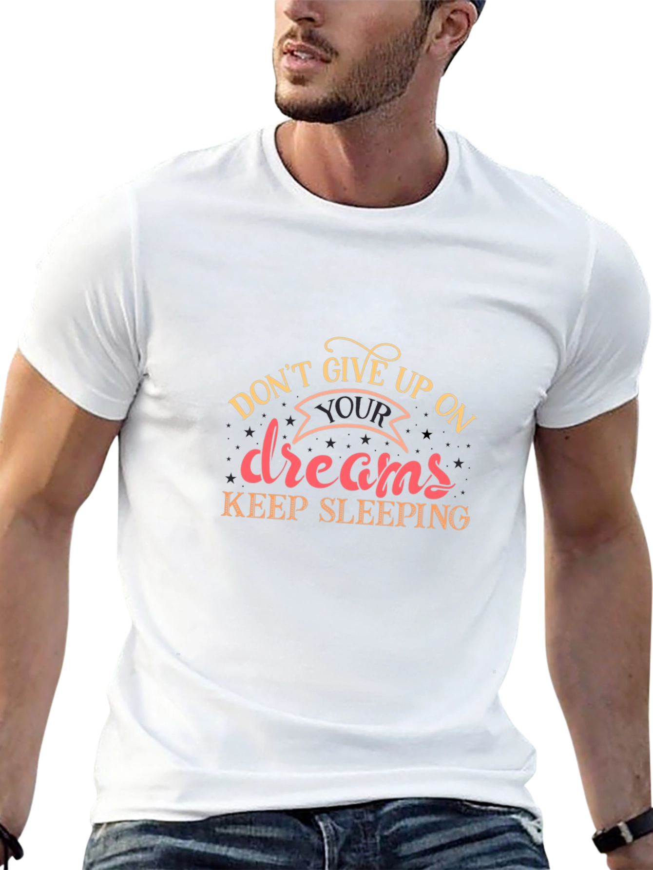 Dream On Graphic Tee - Relaxed Fit T-Shirt