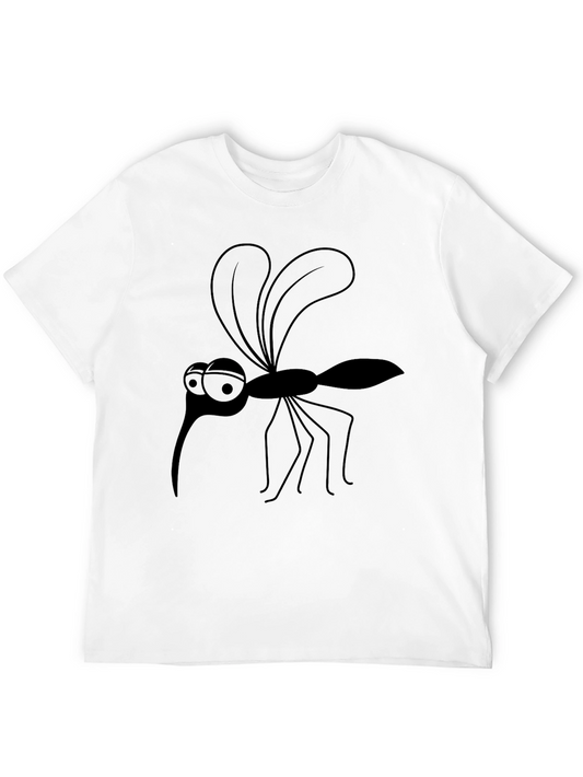Mosquito Graphic Black Tee - Funny Bug T-Shirt