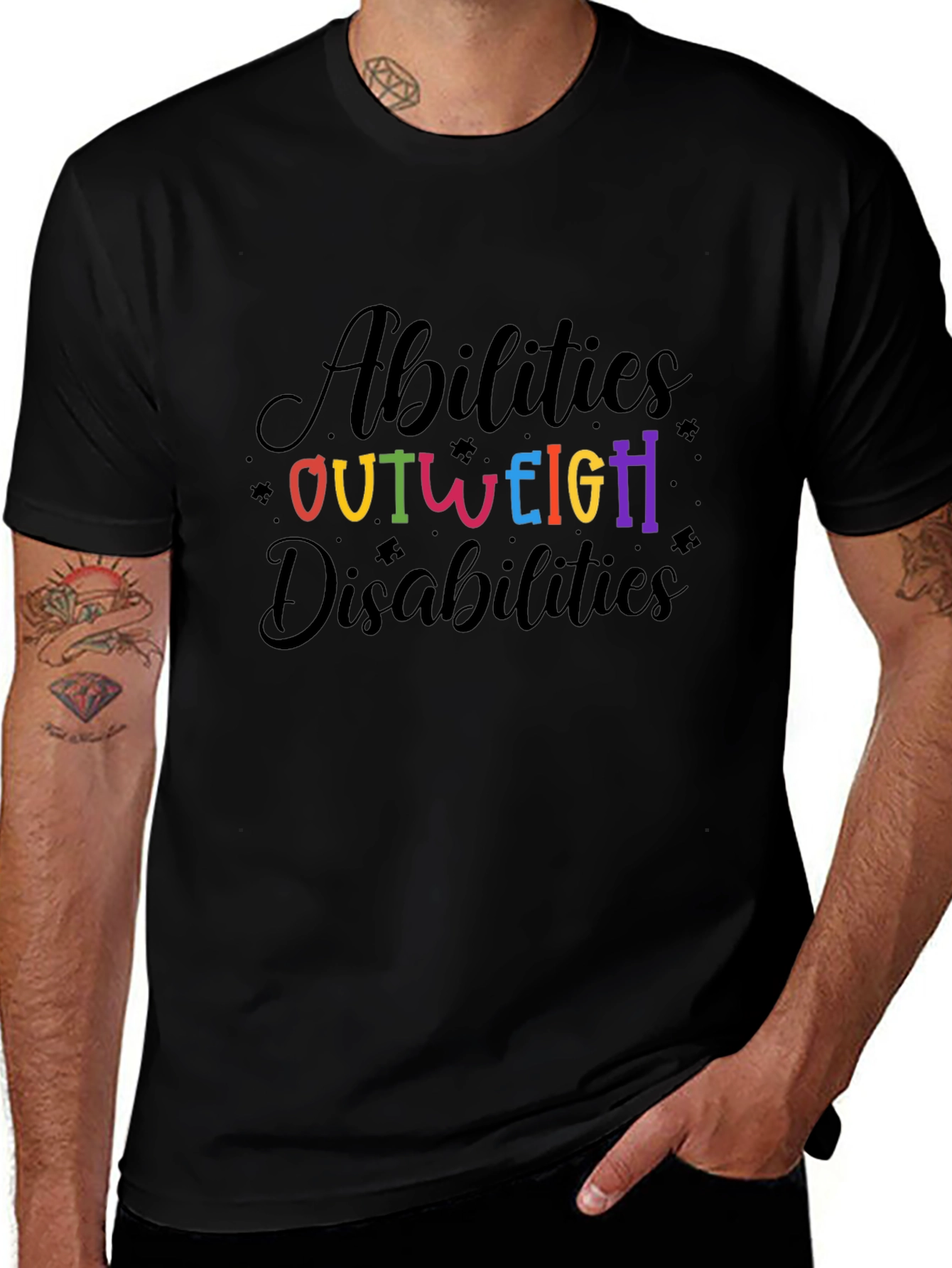 Abilities Outweigh Disabilities T-Shirt
