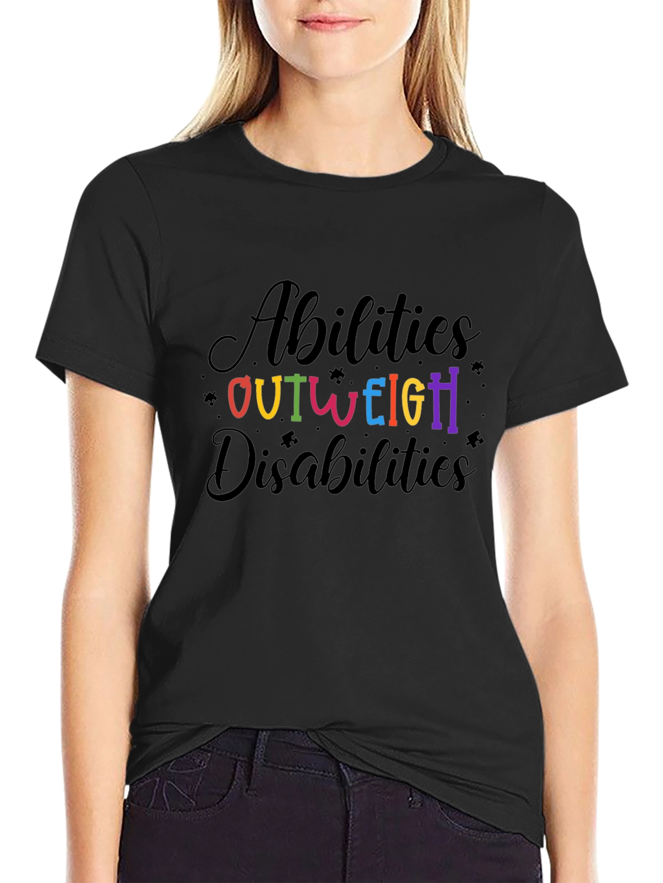 Abilities Outweigh Disabilities T-Shirt