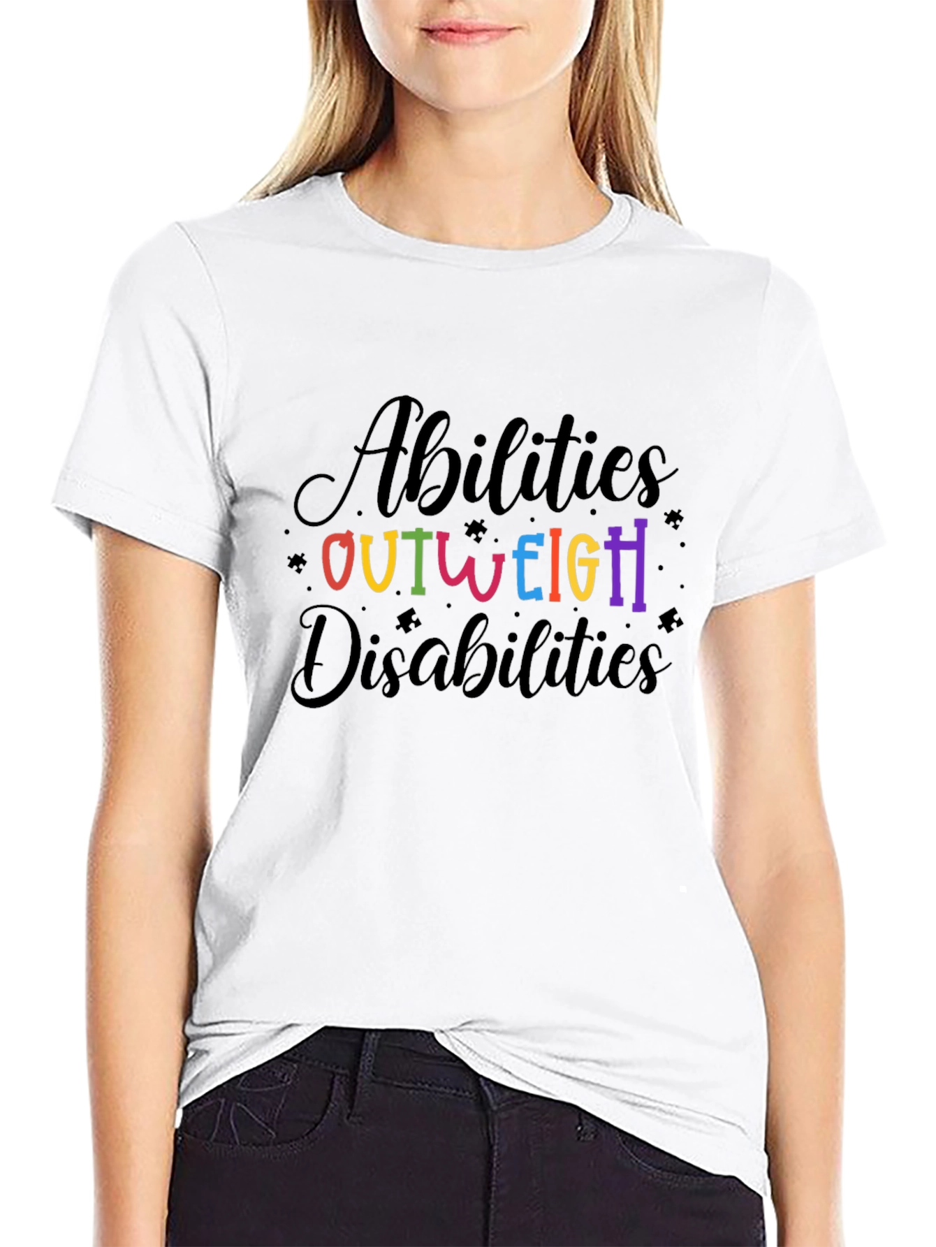 Abilities Outweigh Disabilities T-Shirt