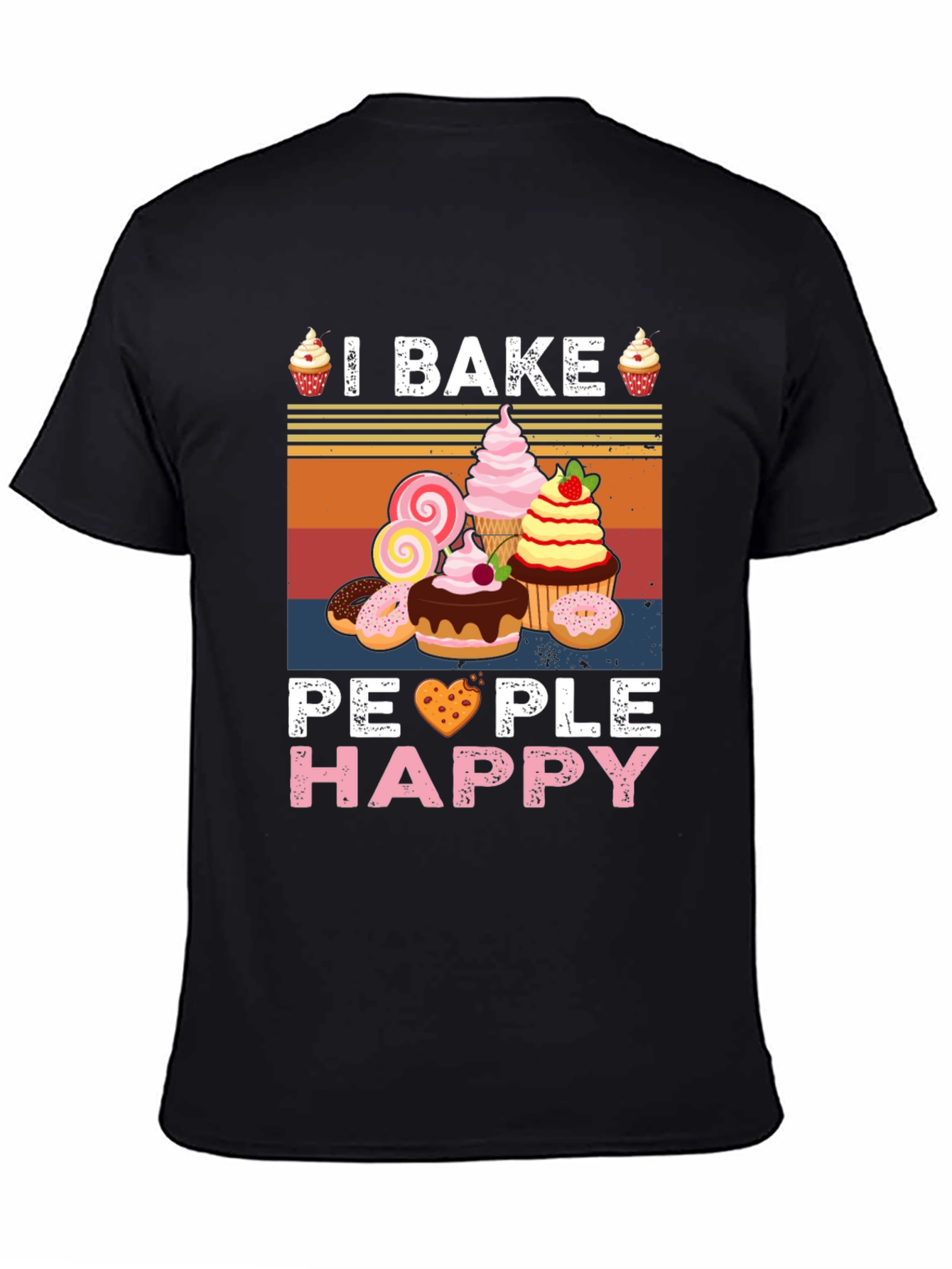 I Bake People Happy Graphic Tee