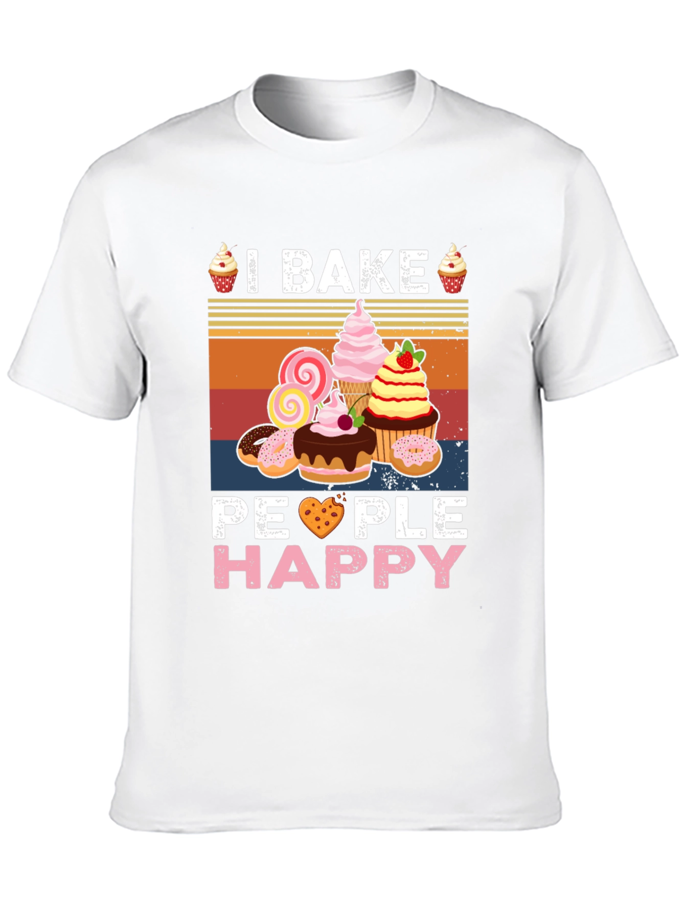 I Bake People Happy Graphic Tee