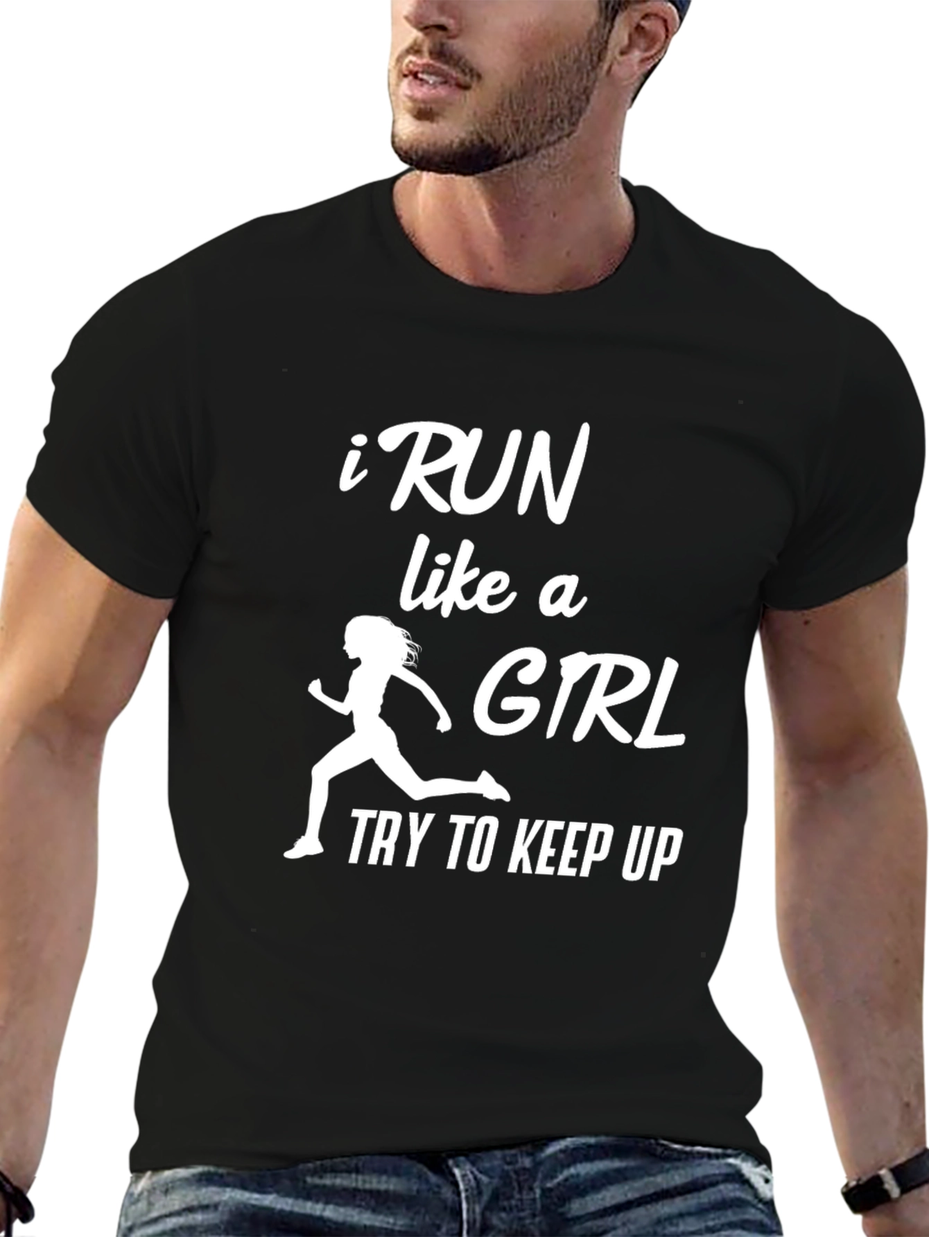 I Run Like a Girl Graphic T-Shirt