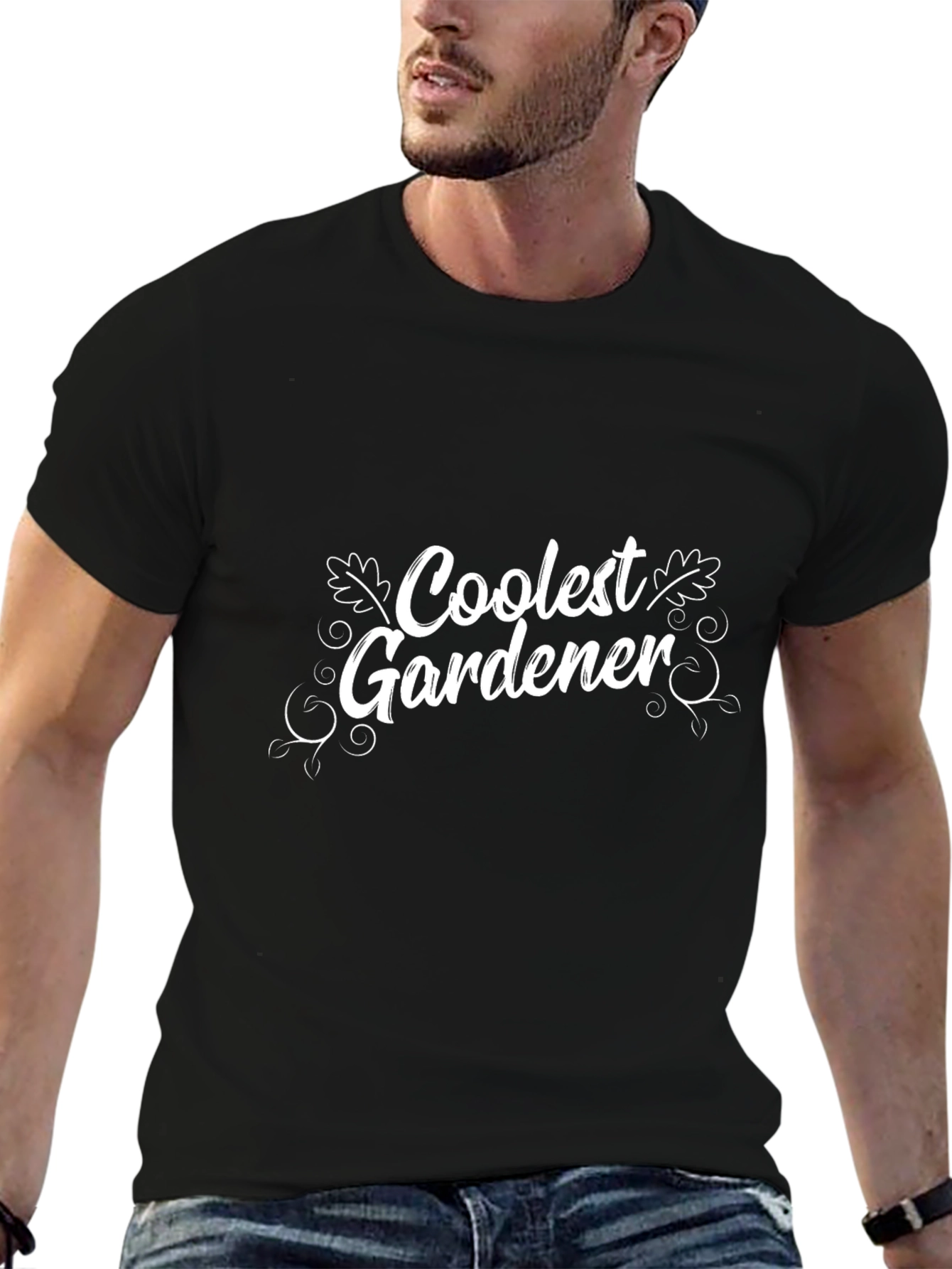Coolest Gardener Black T-Shirt