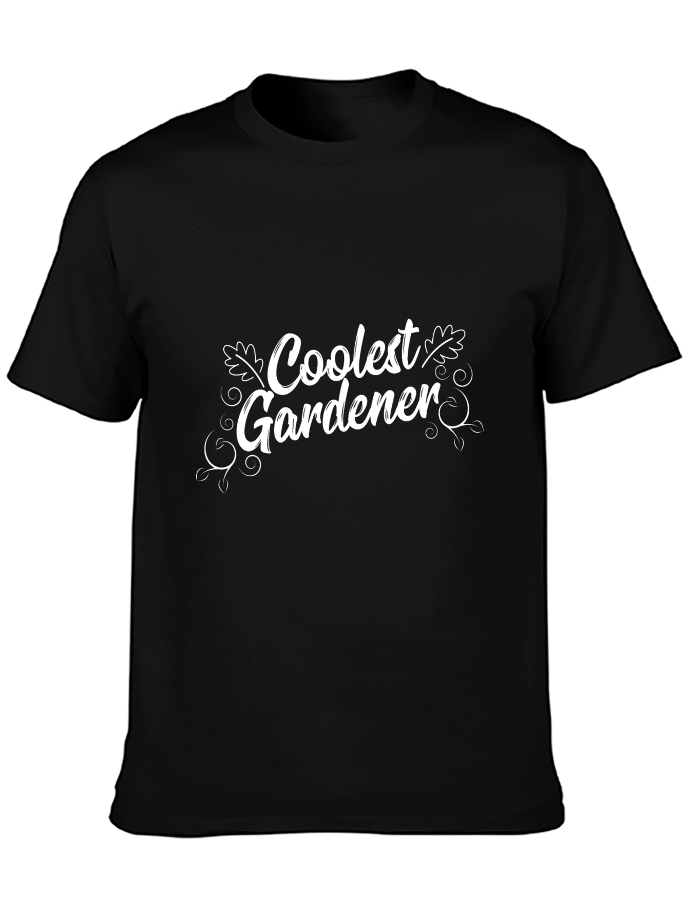 Coolest Gardener Black T-Shirt