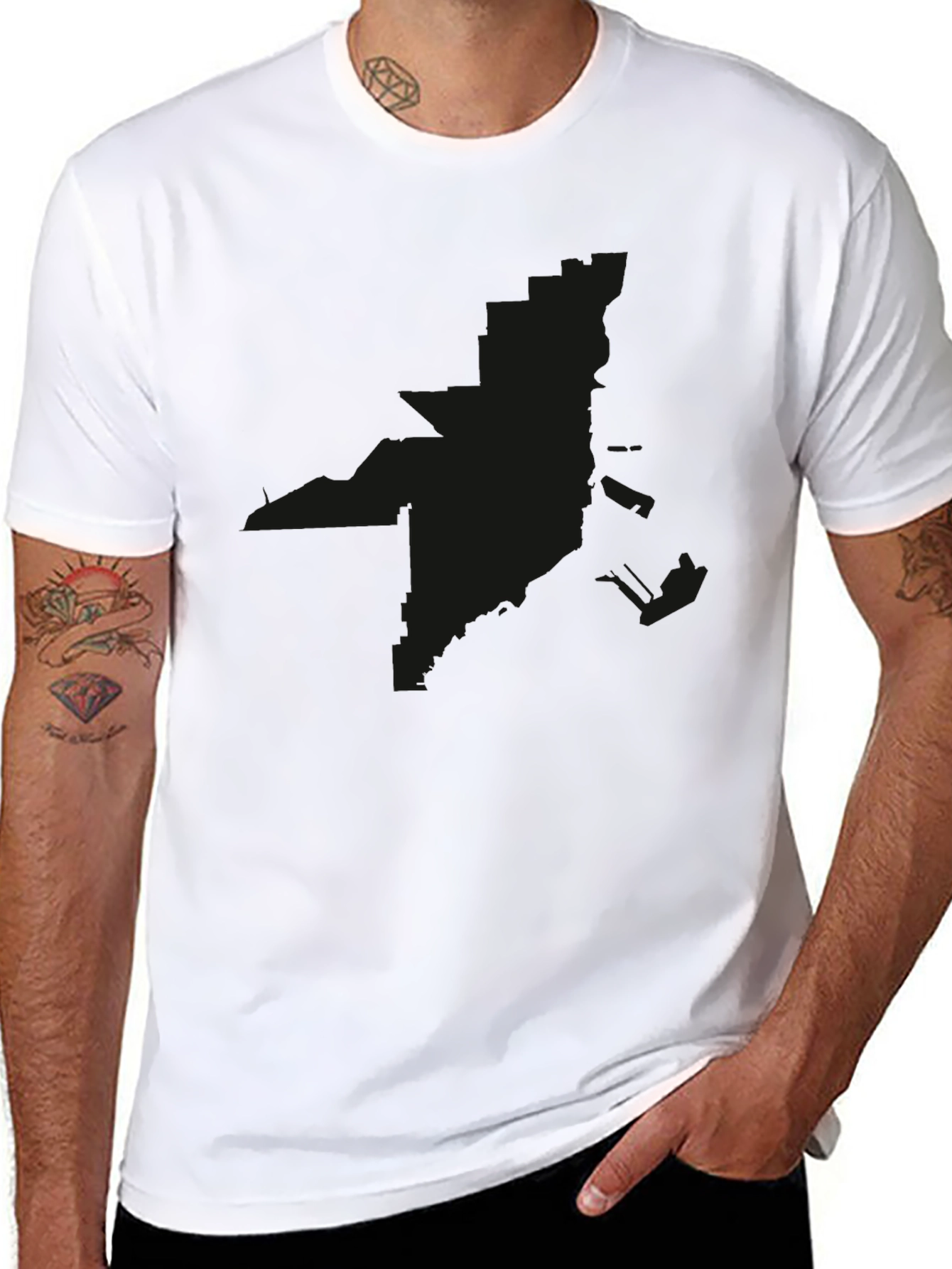 Classic Black Crew Neck T-Shirt - Mens Everyday Wear