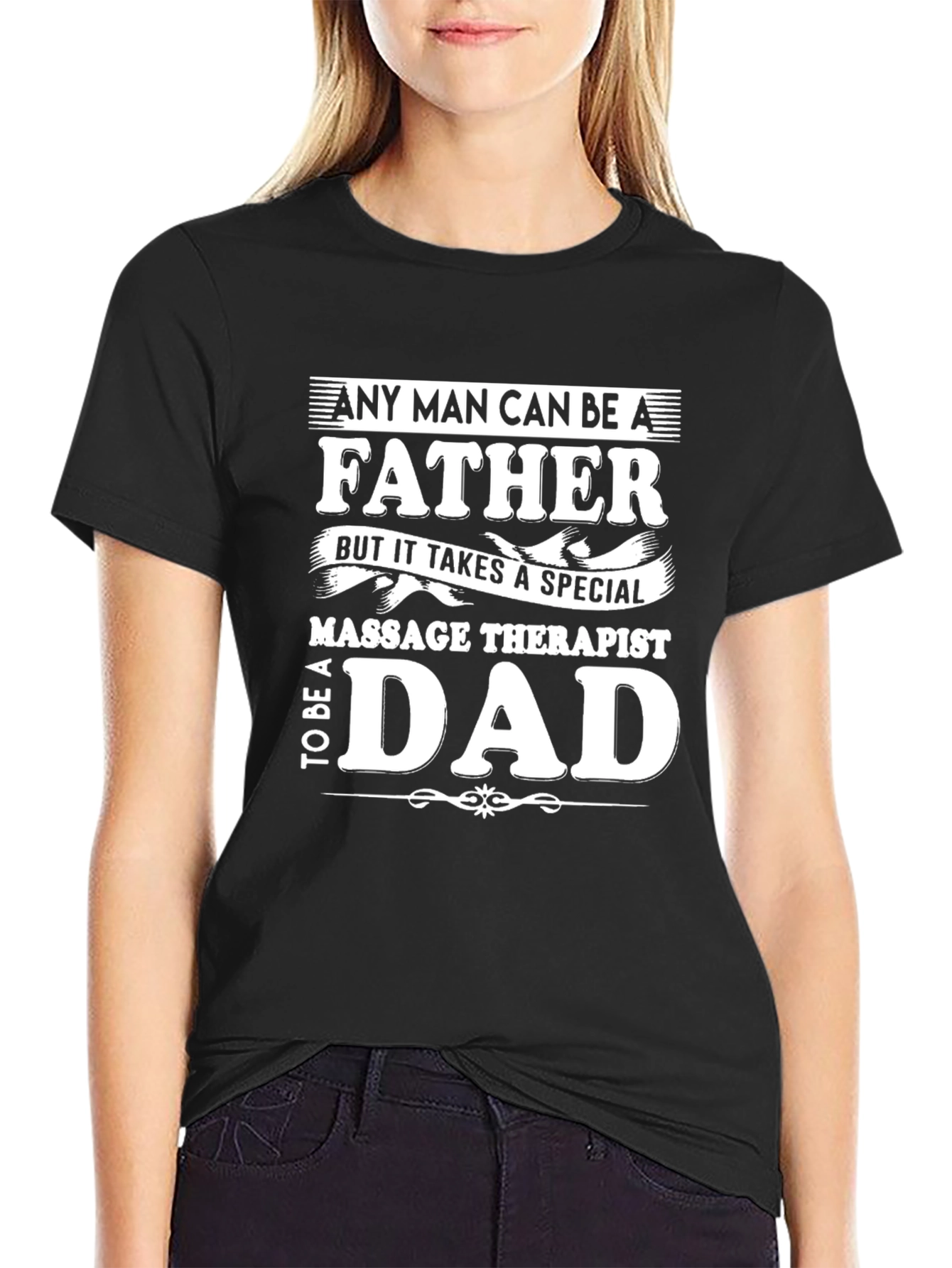Massage Therapist Dad T-Shirt Fathers Day Gift