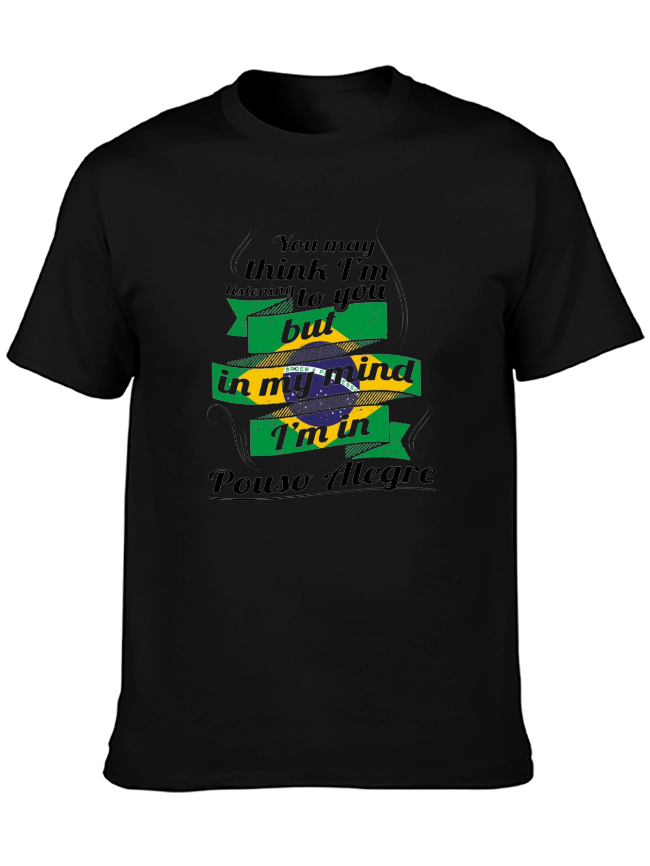 Pouso Alegre Mind T-Shirt - Brazil Flag