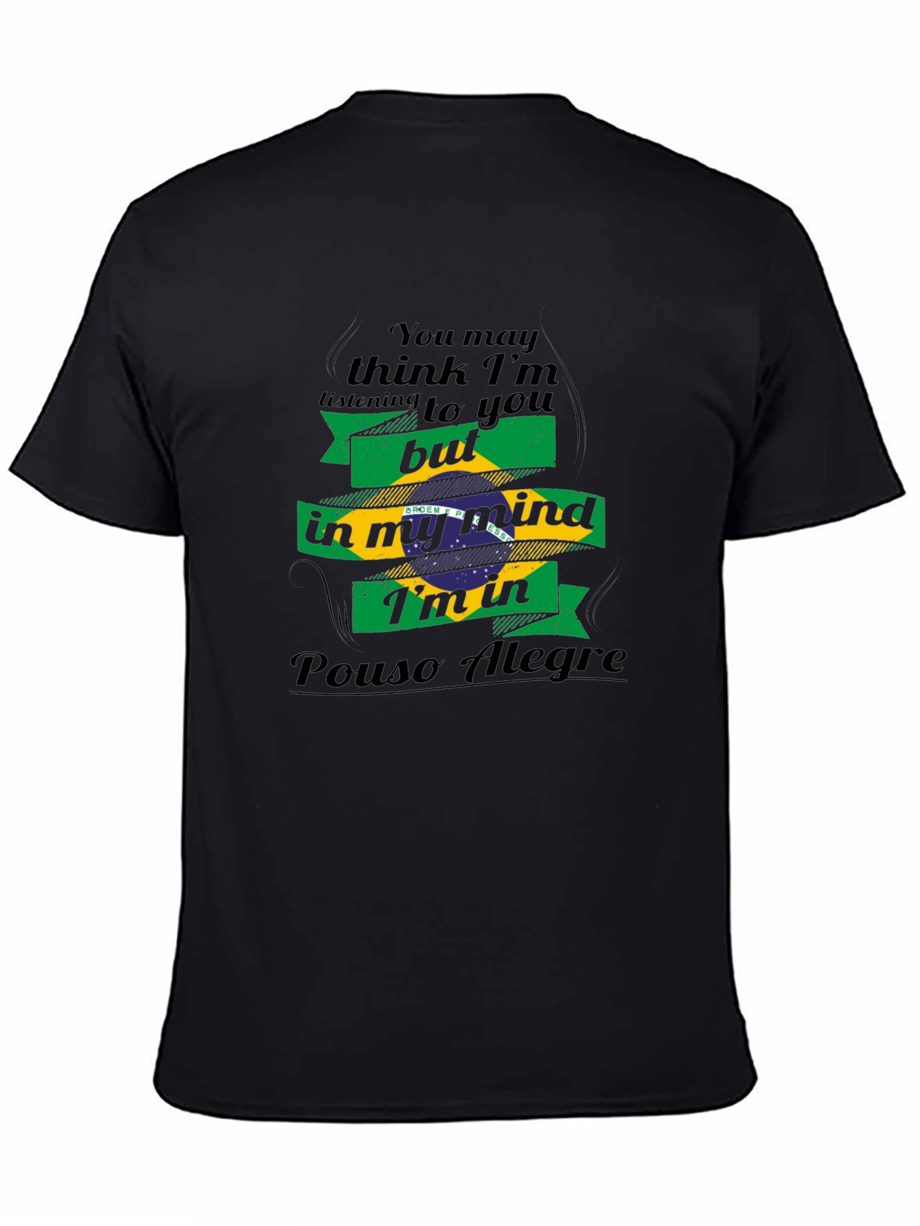 Pouso Alegre Mind T-Shirt - Brazil Flag