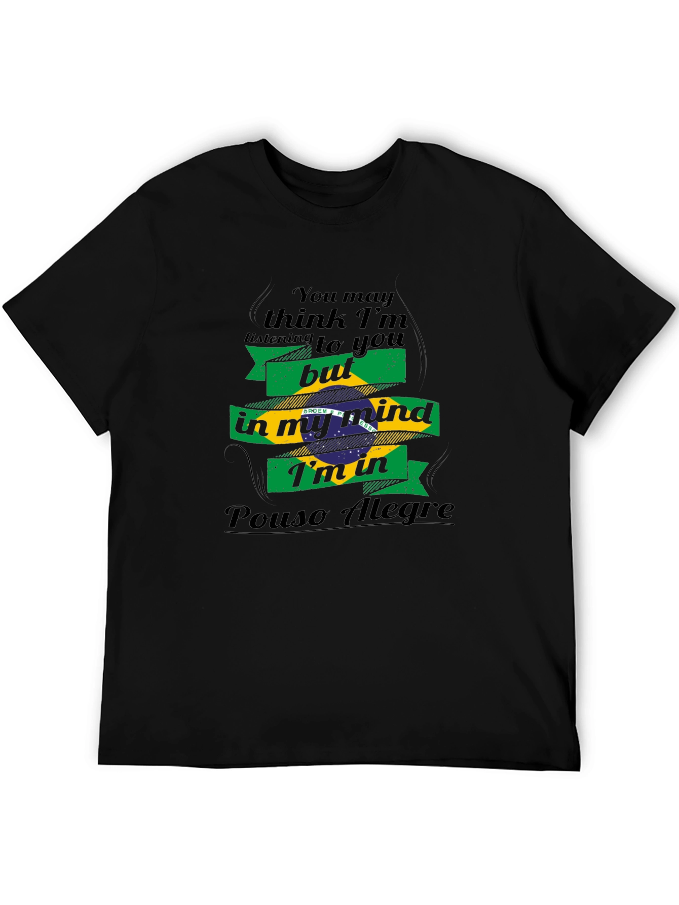 Pouso Alegre Mind T-Shirt - Brazil Flag