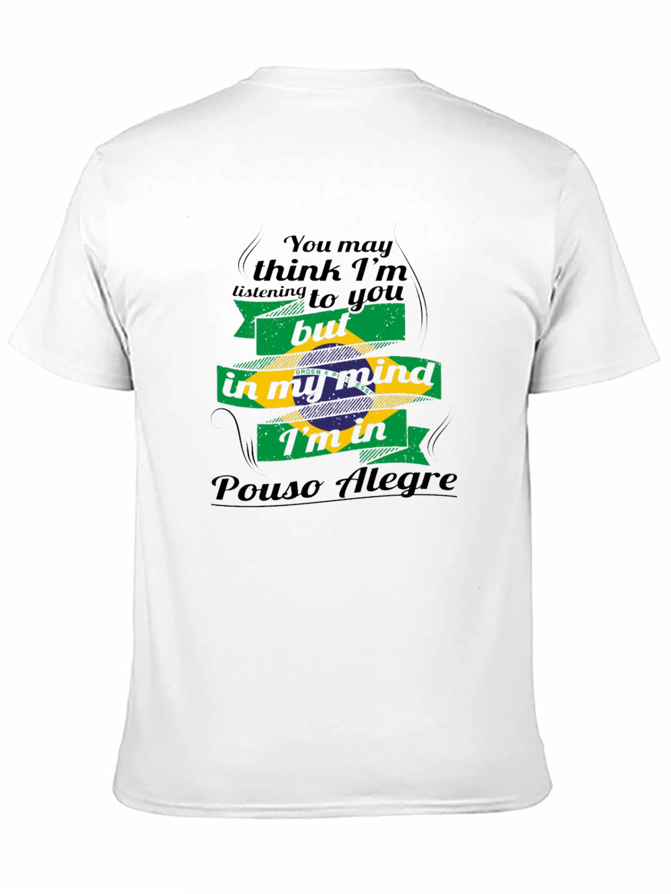 Pouso Alegre Mind T-Shirt - Brazil Flag