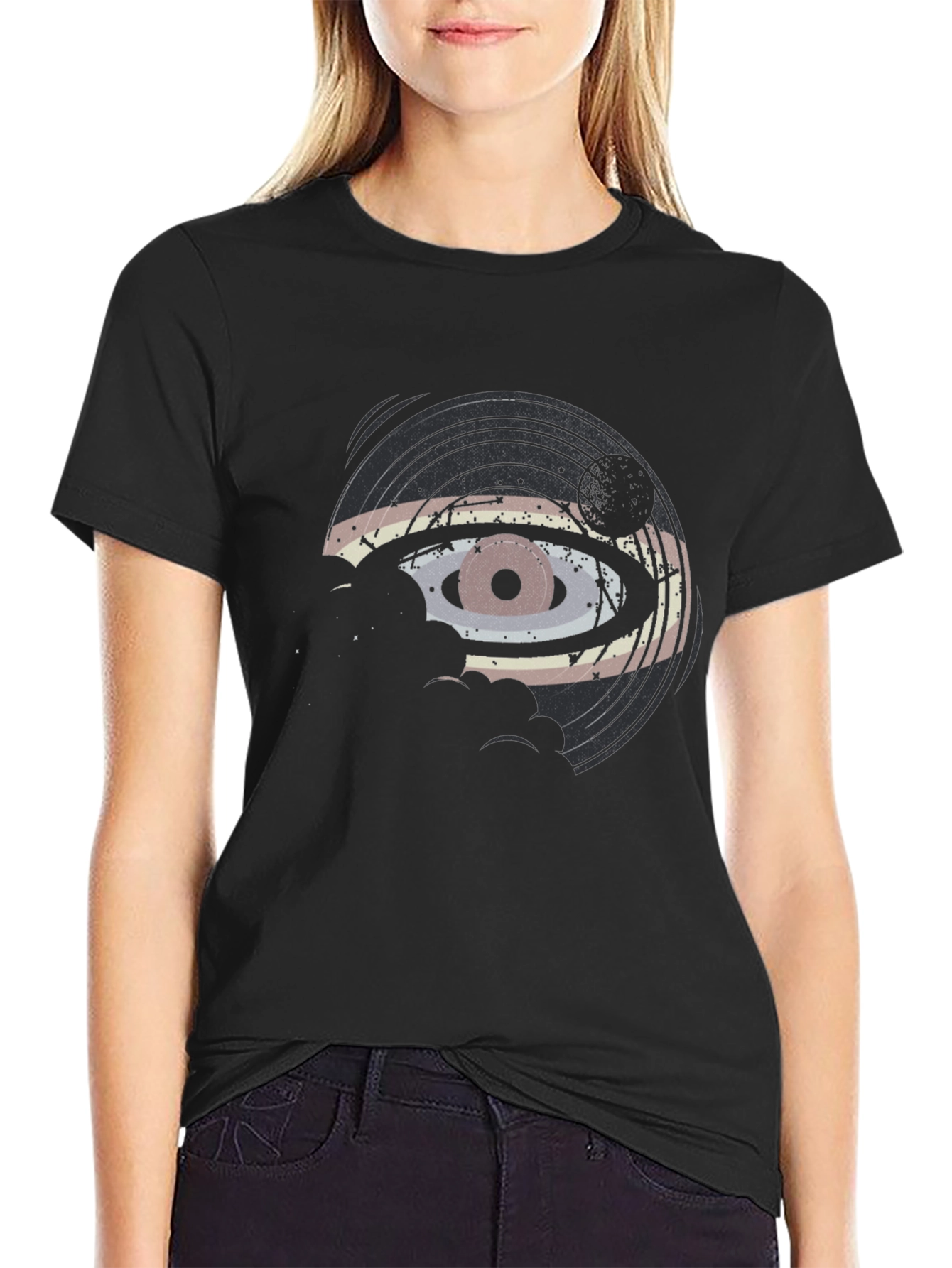 Retro Eye Vinyl Record Graphic Tee