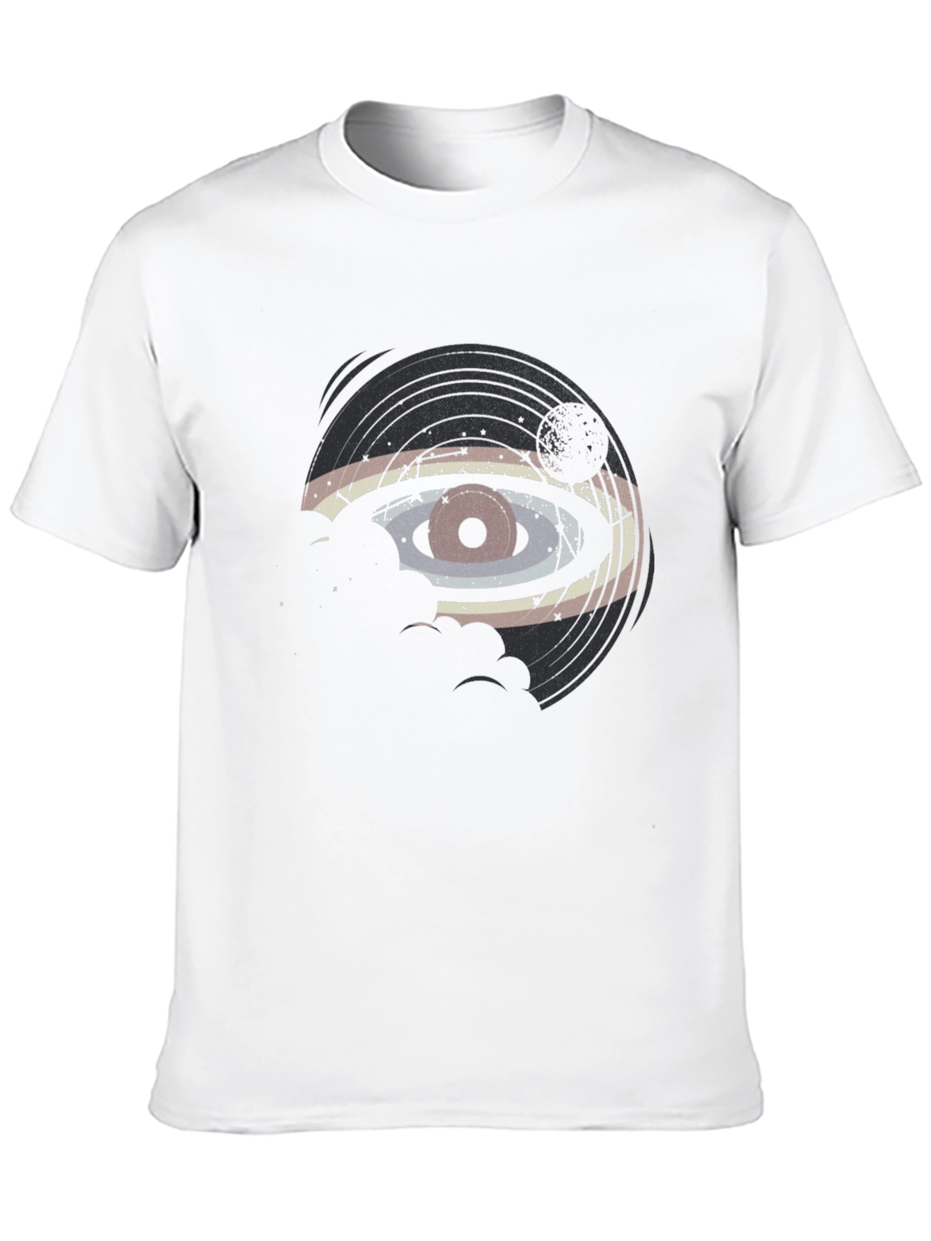 Retro Eye Vinyl Record Graphic Tee