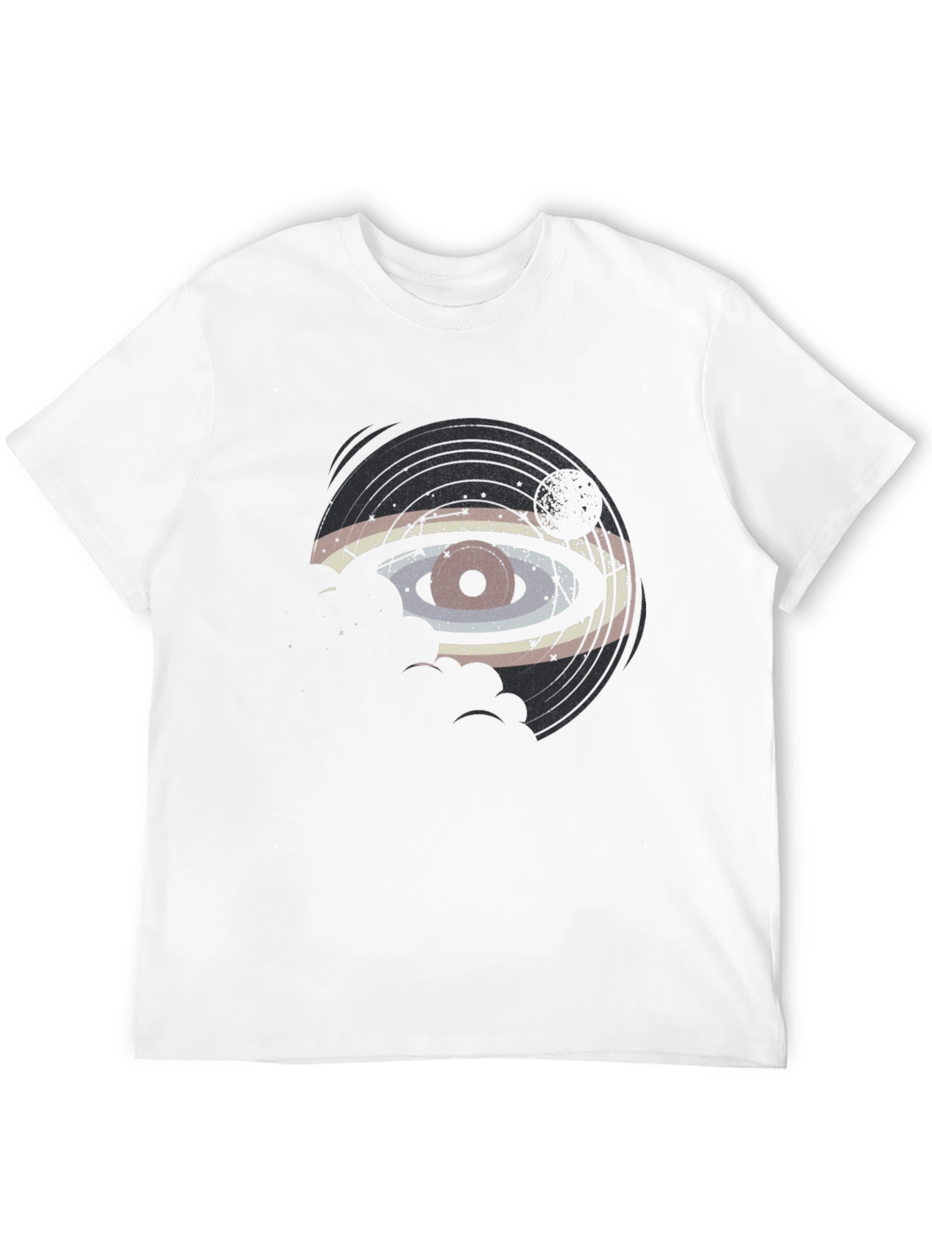 Retro Eye Vinyl Record Graphic Tee