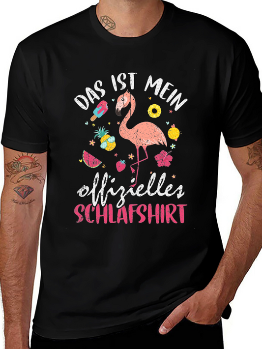 Das Ist Mein Schlafshirt Flamingo T-Shirt