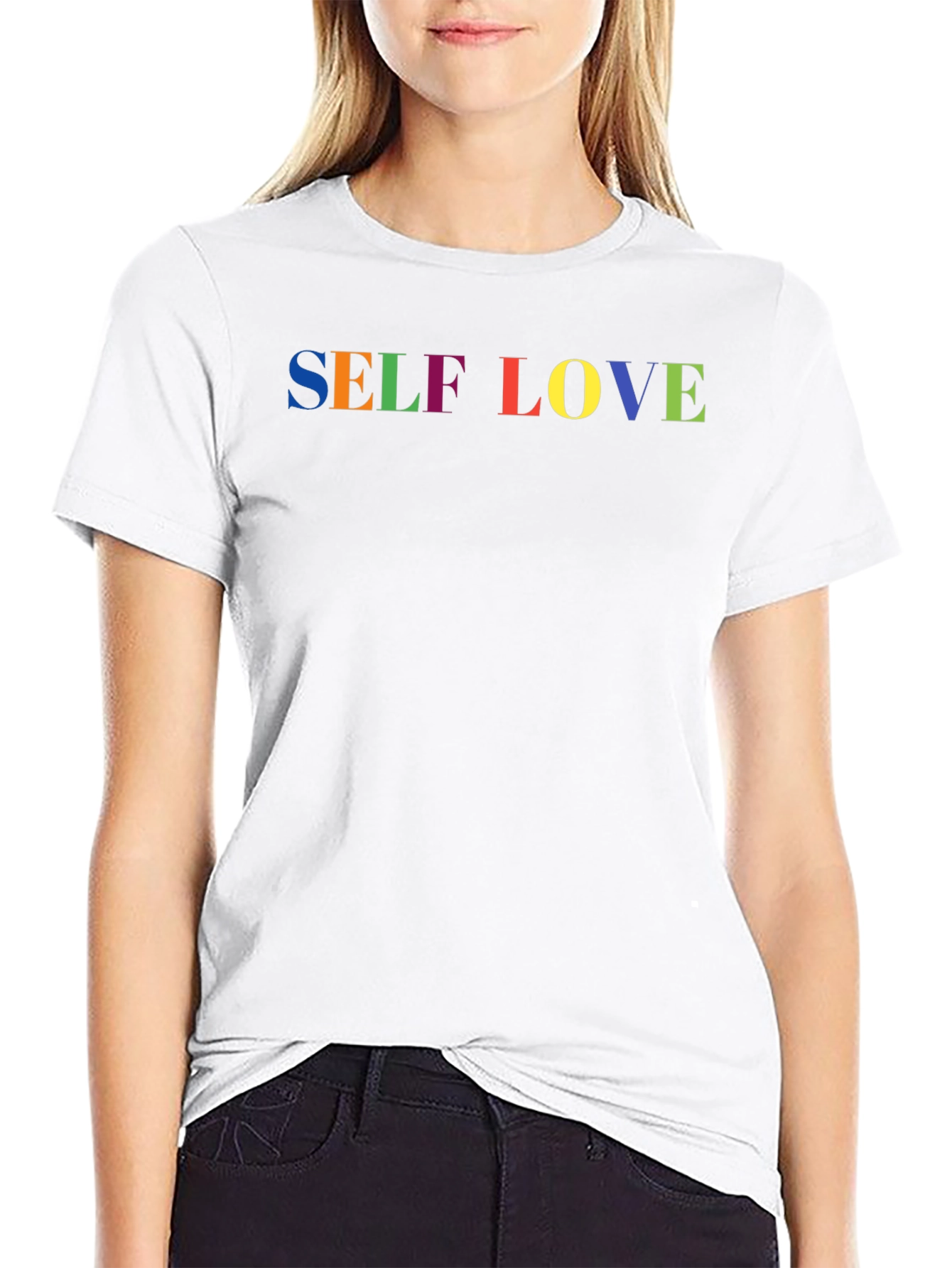 Self Love Rainbow Pride Graphic T-Shirt