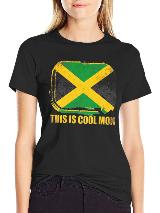 Jamaica Flag Cool Mon Graphic T-Shirt