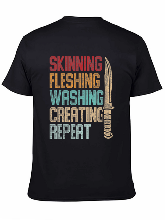 Skinning Fleshing Washing Repeat T-Shirt