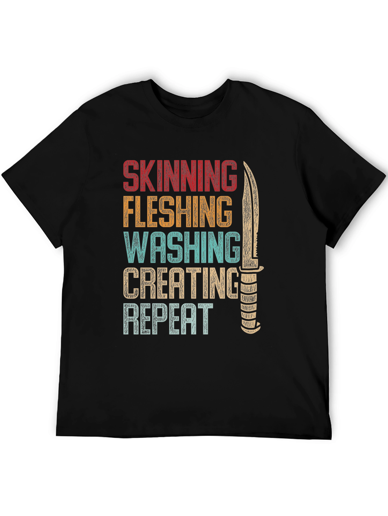 Skinning Fleshing Washing Repeat T-Shirt