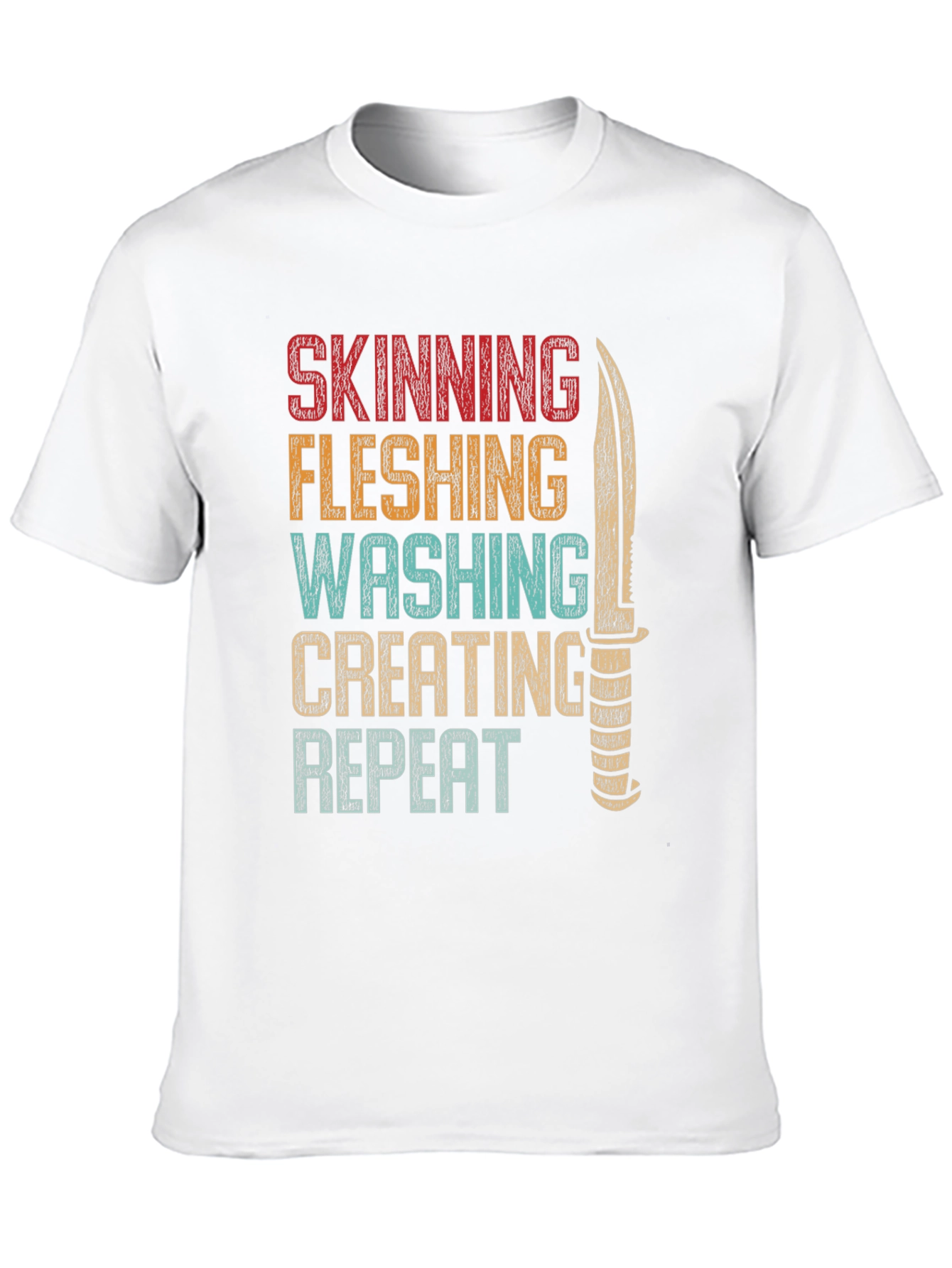 Skinning Fleshing Washing Repeat T-Shirt