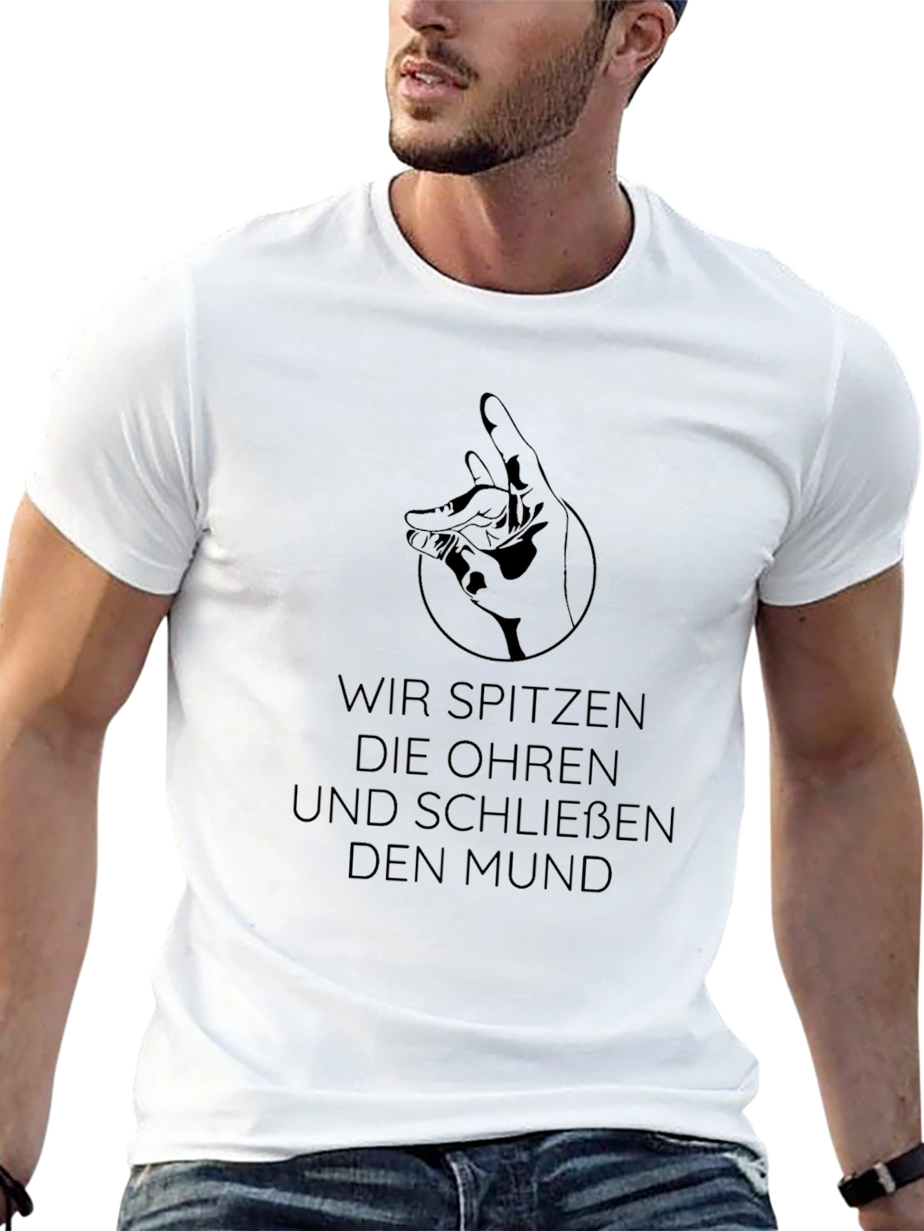 Wir Spitzen Die Ohren Graphic Tee