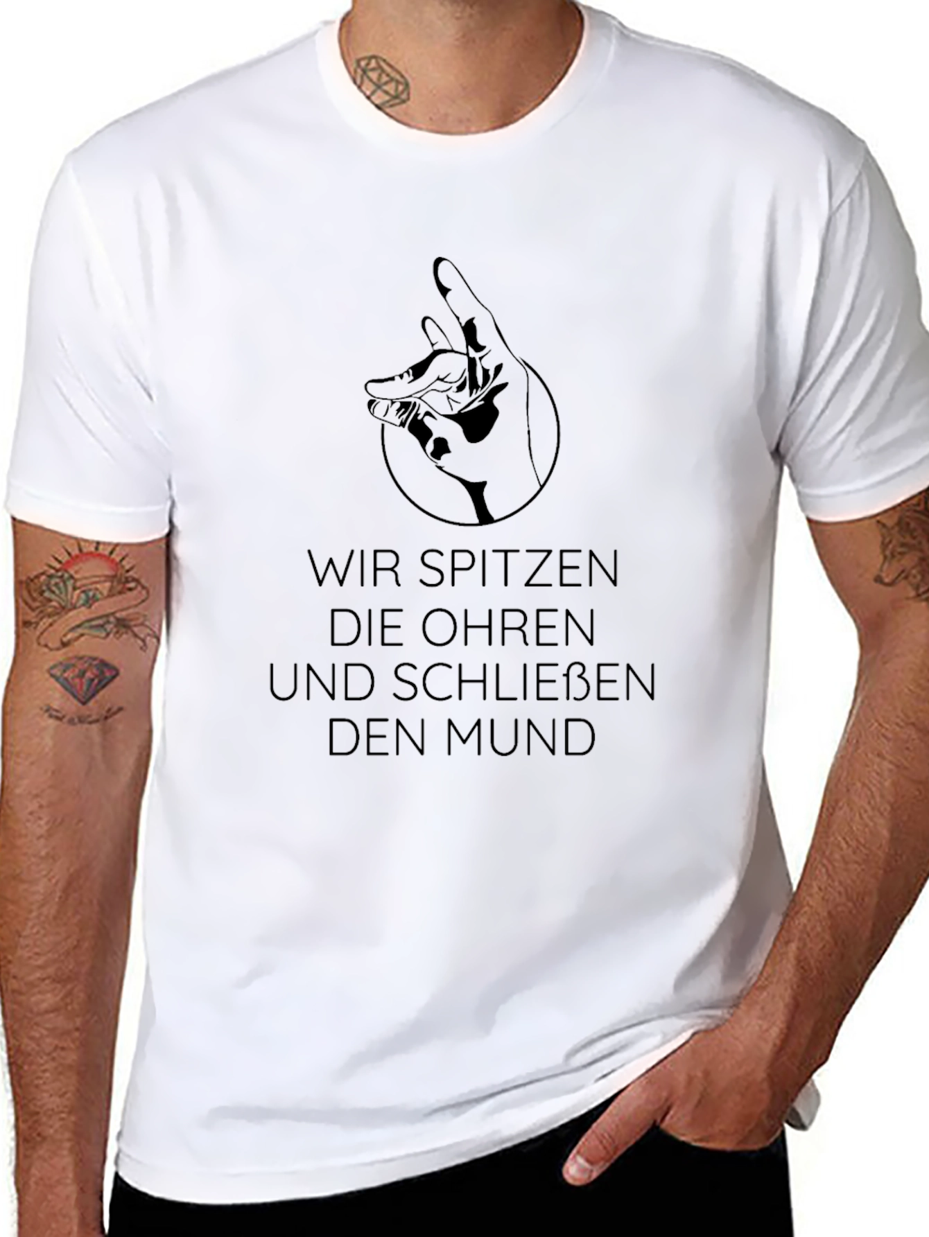 Wir Spitzen Die Ohren Graphic Tee