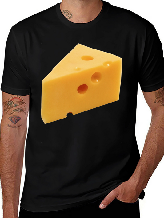 Cheese Lovers T-Shirt: Swiss Slice Design