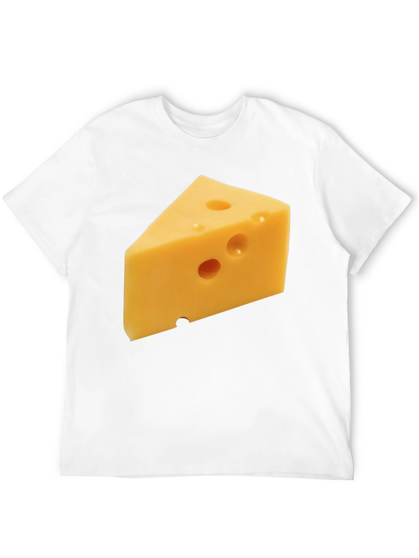 Cheese Lovers T-Shirt: Swiss Slice Design