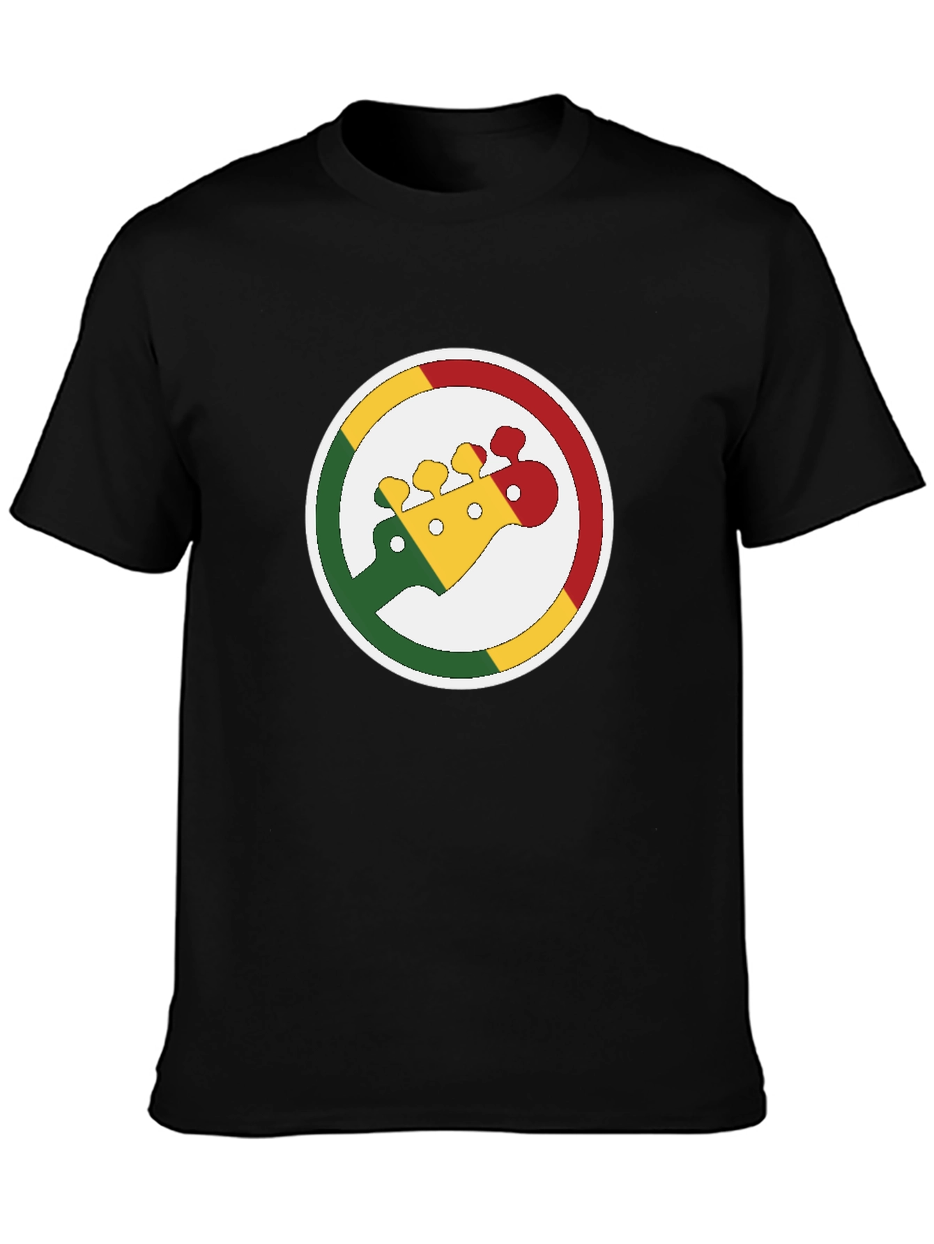 Rasta Guitar T-Shirt - Reggae Music Style