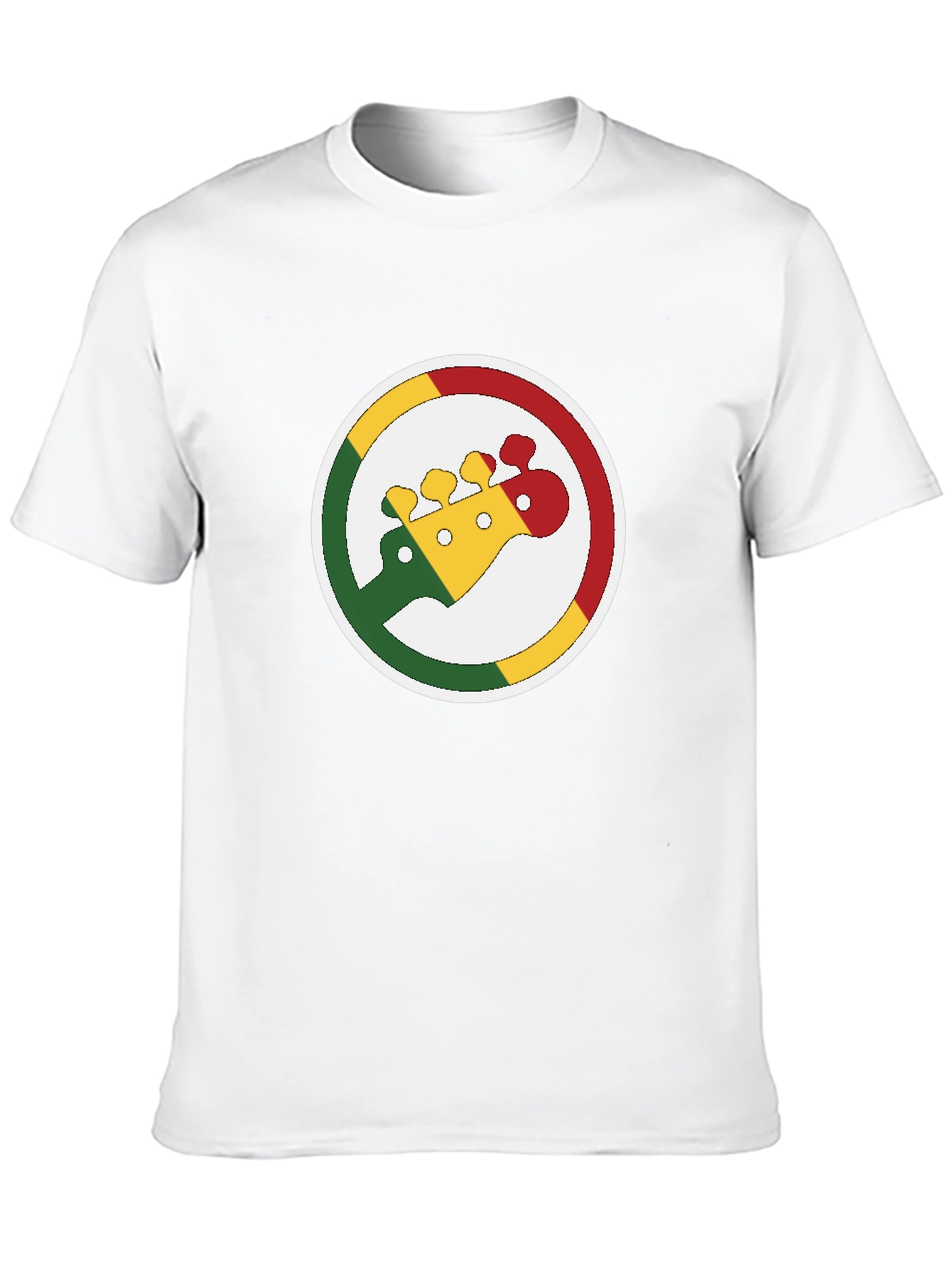 Rasta Guitar T-Shirt - Reggae Music Style