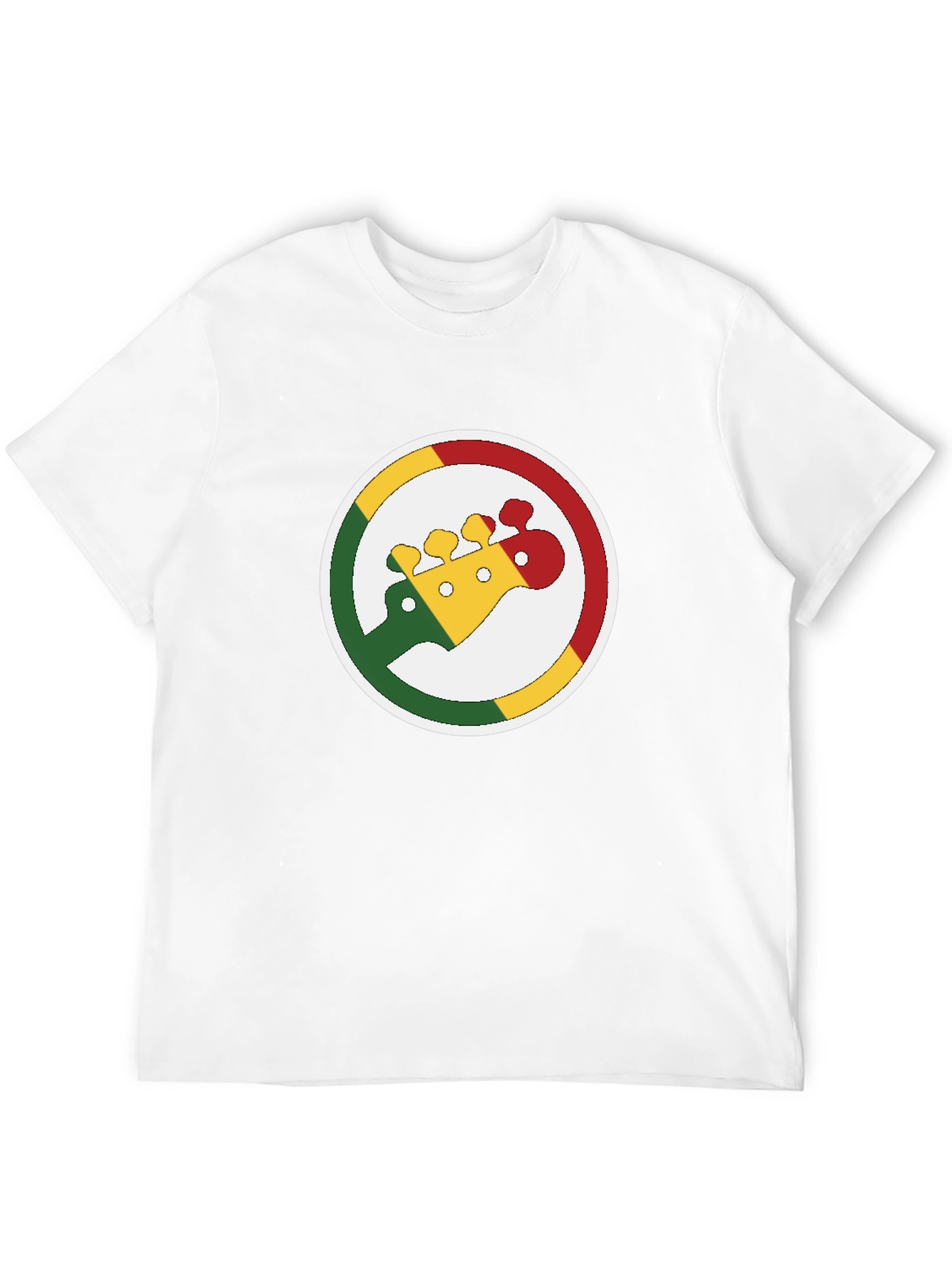 Rasta Guitar T-Shirt - Reggae Music Style