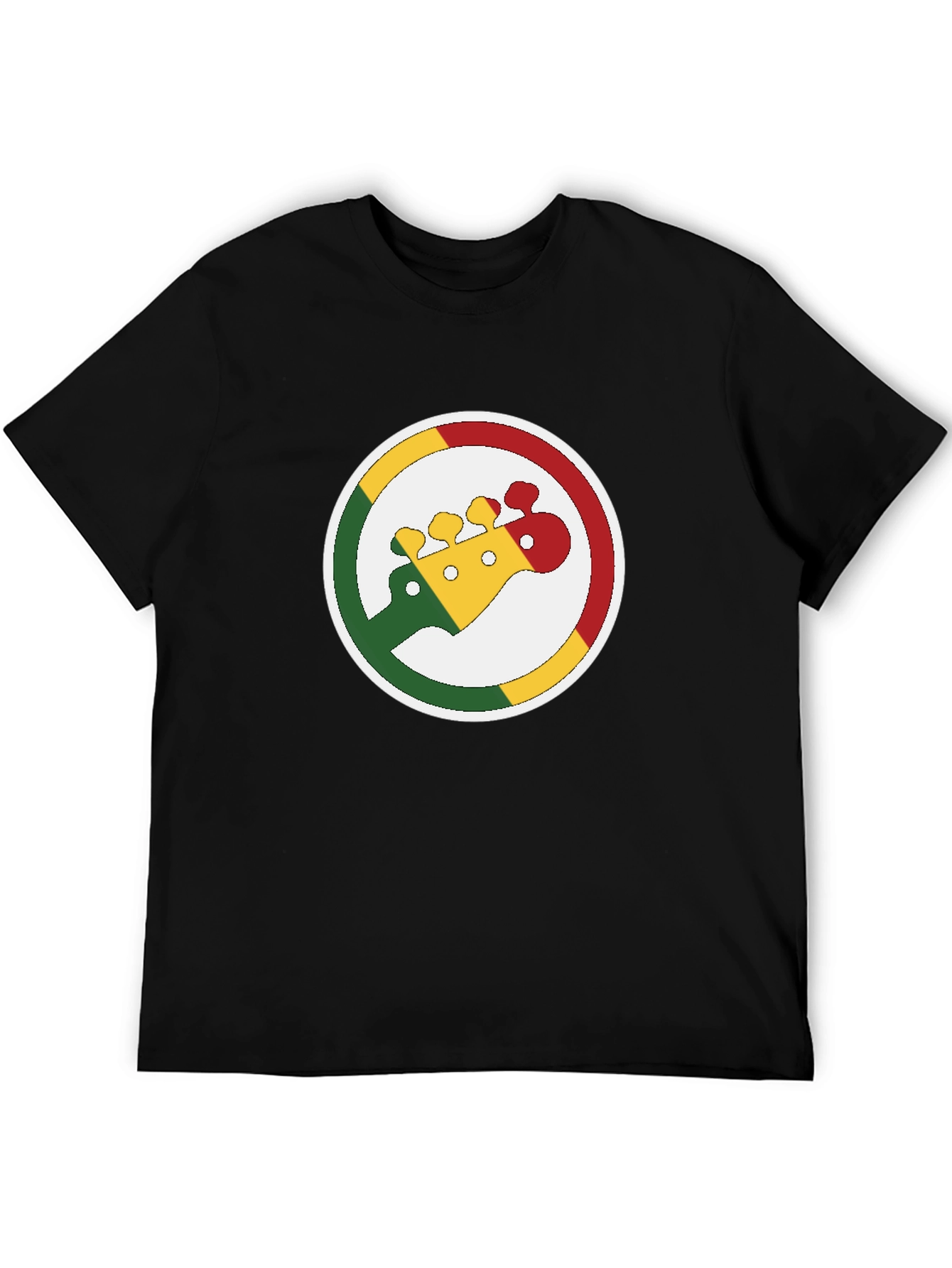 Rasta Guitar T-Shirt - Reggae Music Style