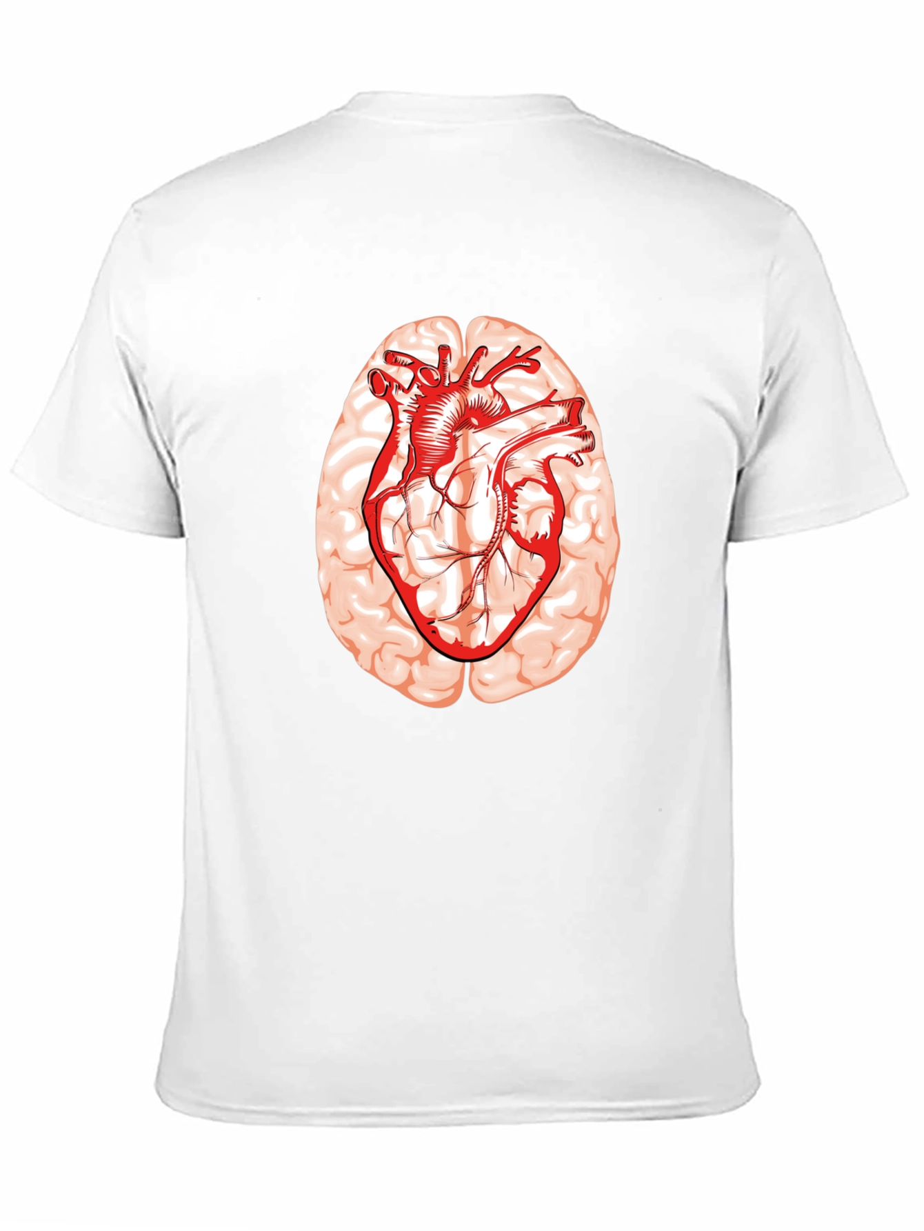 Brain Heart Graphic Tee - Smart Love