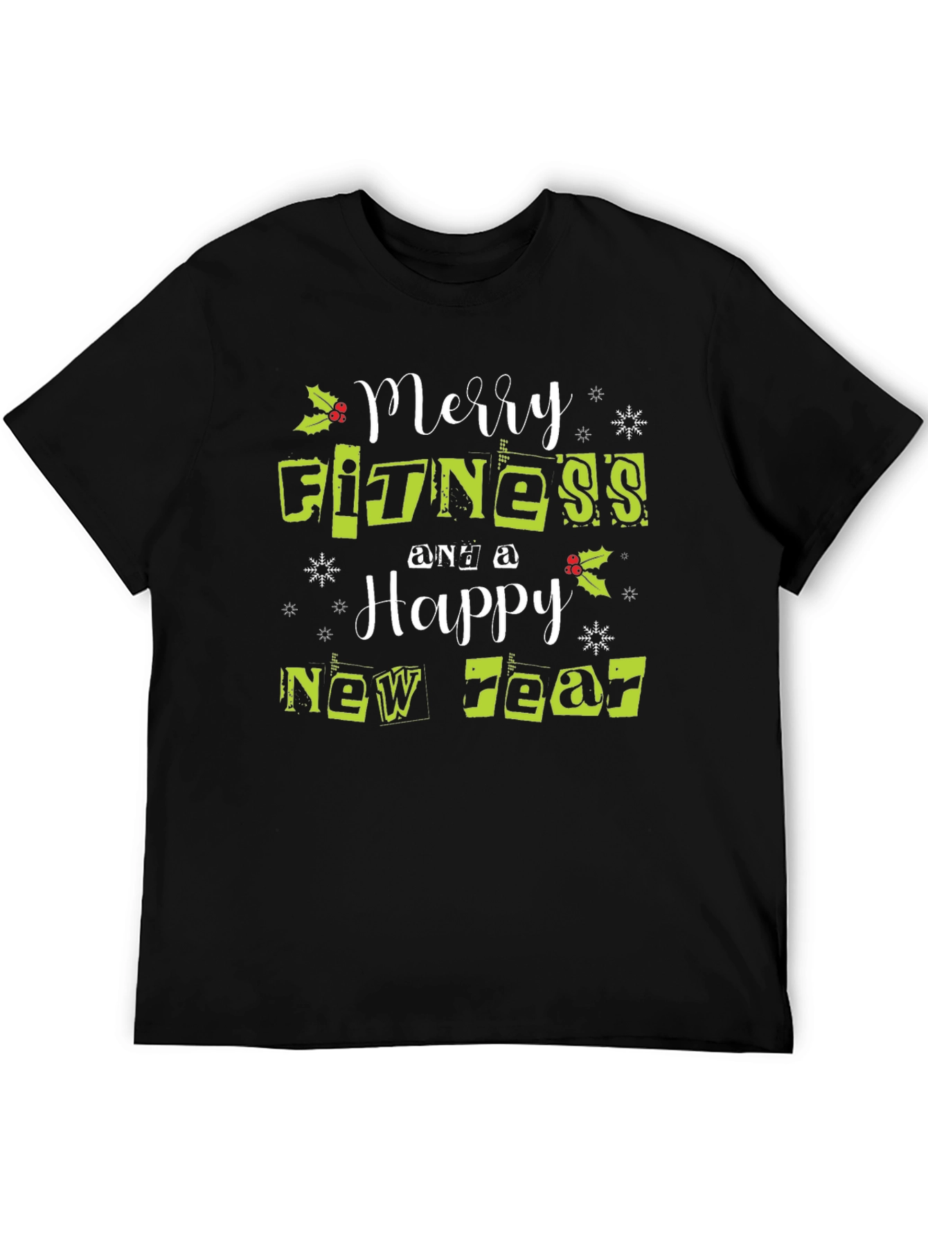 Merry Fitness and a Happy New Year T-Shirt