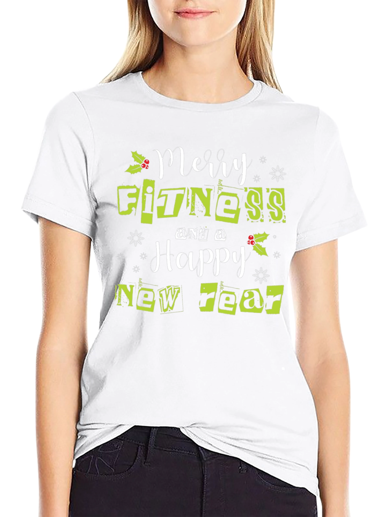 Merry Fitness and a Happy New Year T-Shirt
