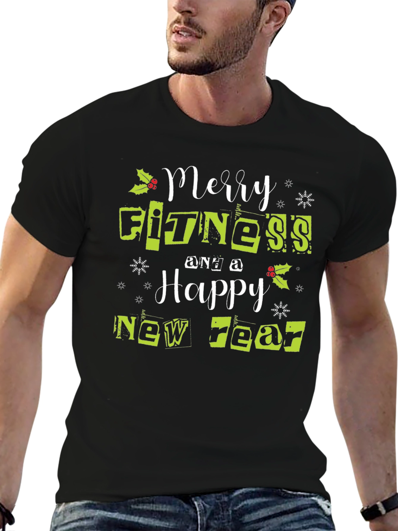 Merry Fitness and a Happy New Year T-Shirt