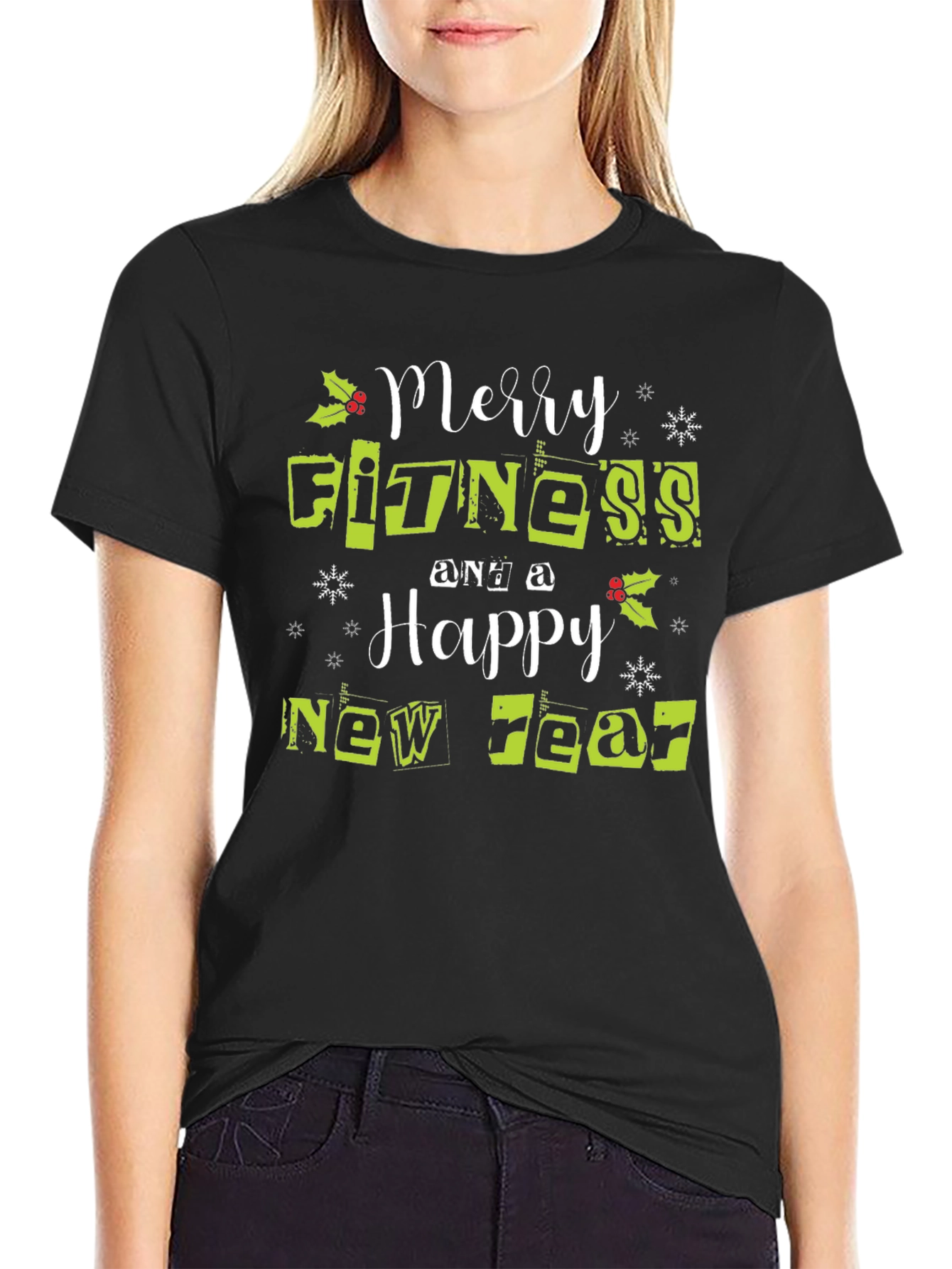 Merry Fitness and a Happy New Year T-Shirt