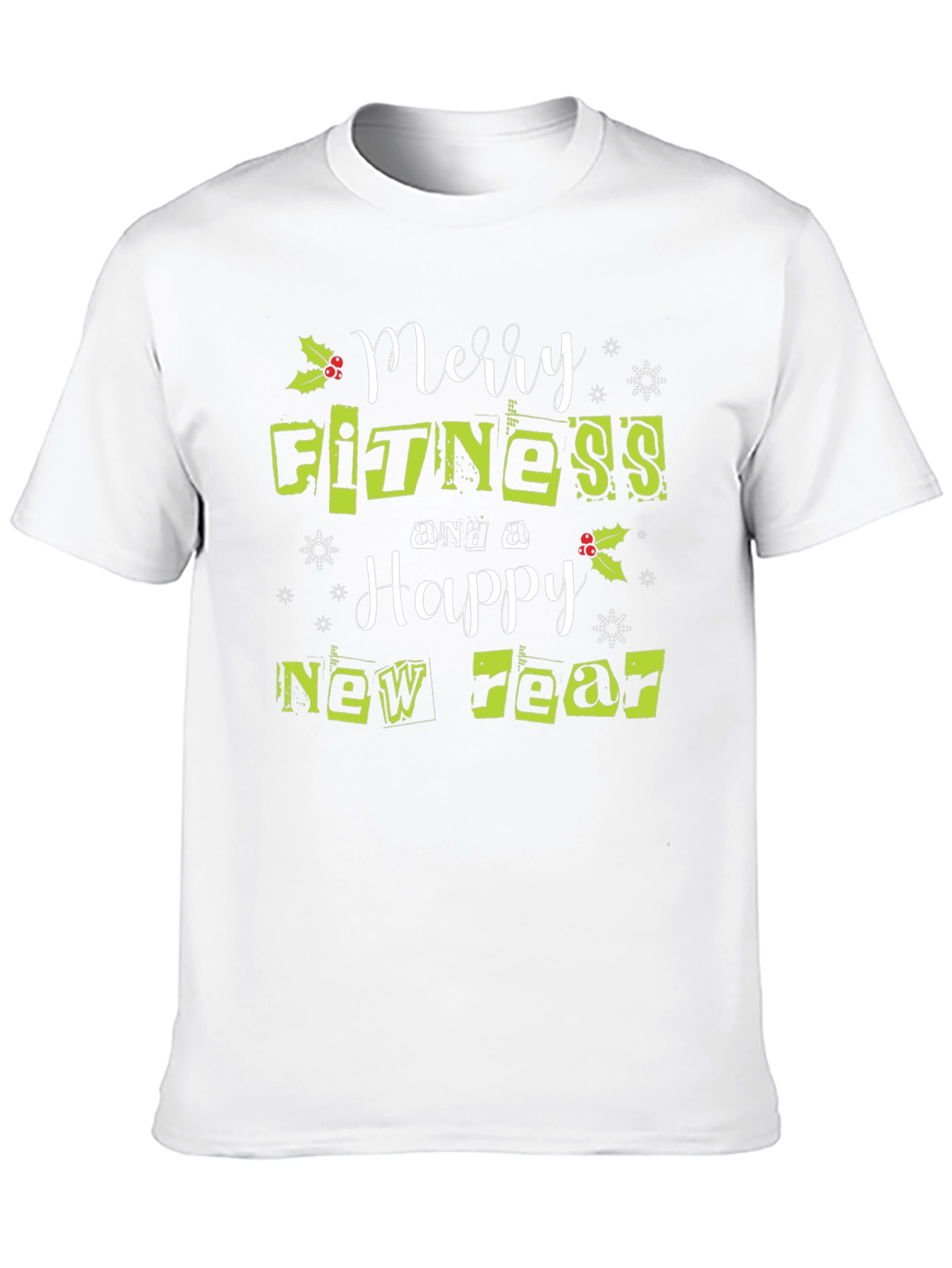 Merry Fitness and a Happy New Year T-Shirt