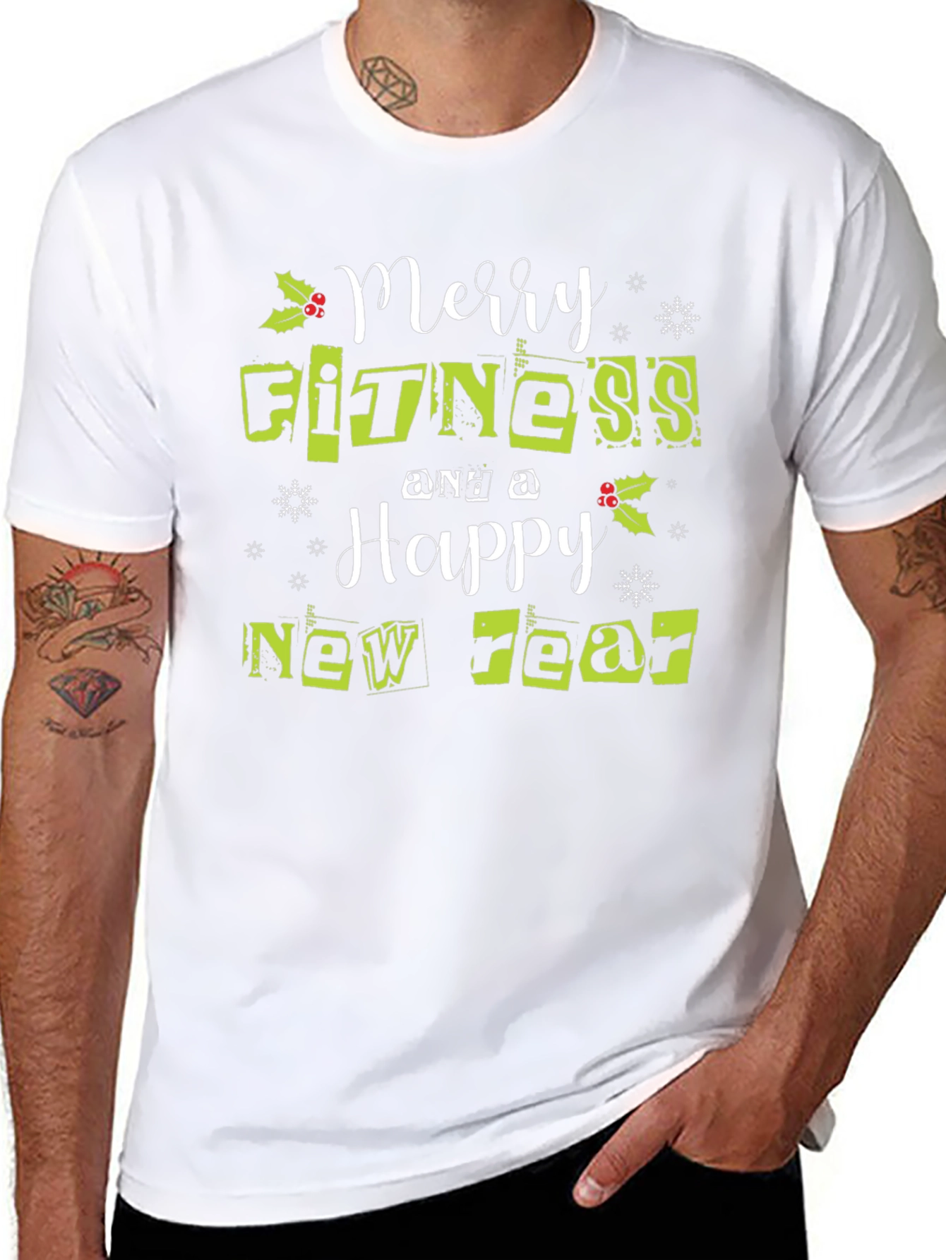 Merry Fitness and a Happy New Year T-Shirt
