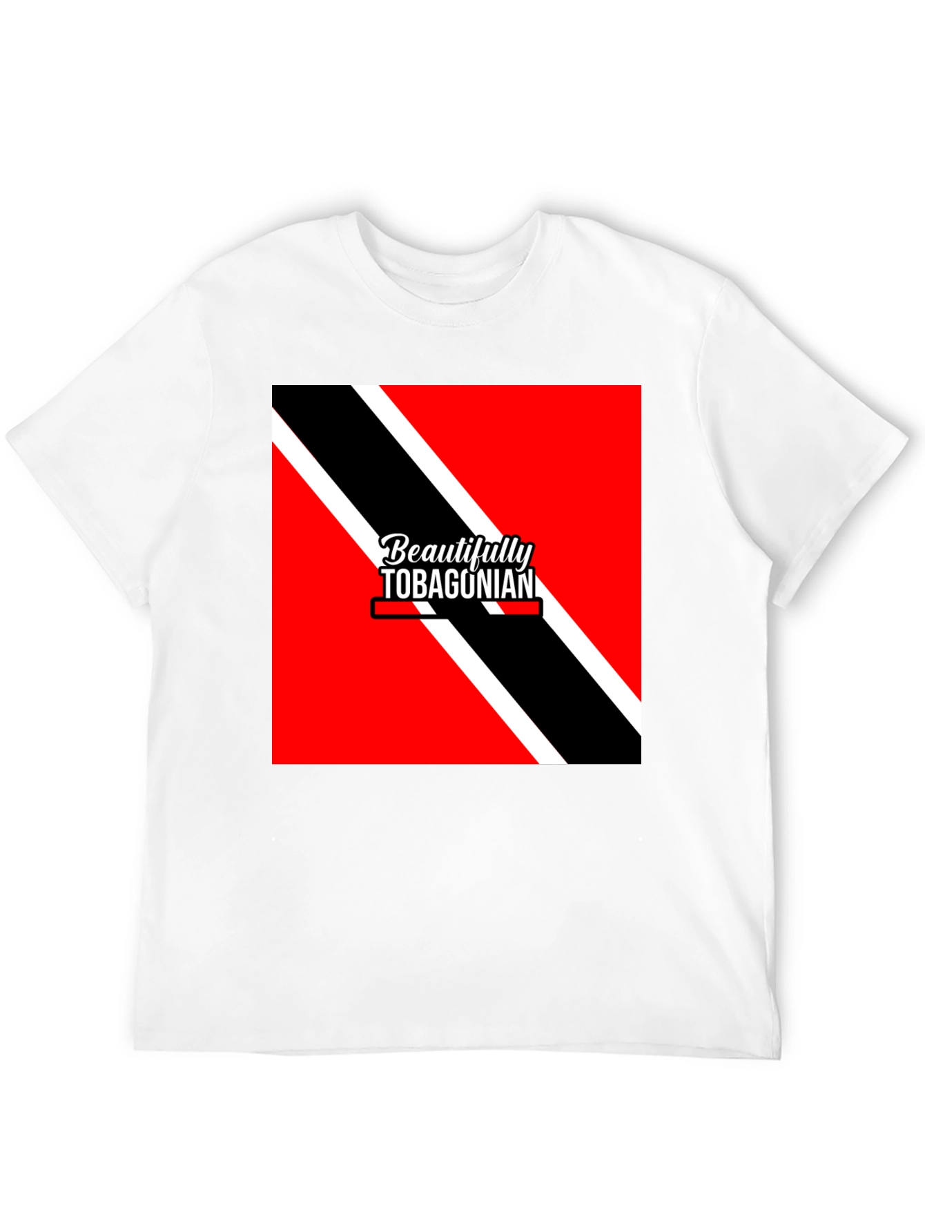 Tobagonian Flag T-Shirt - Black