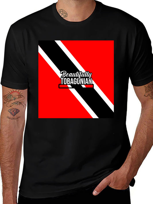 Tobagonian Flag T-Shirt - Black